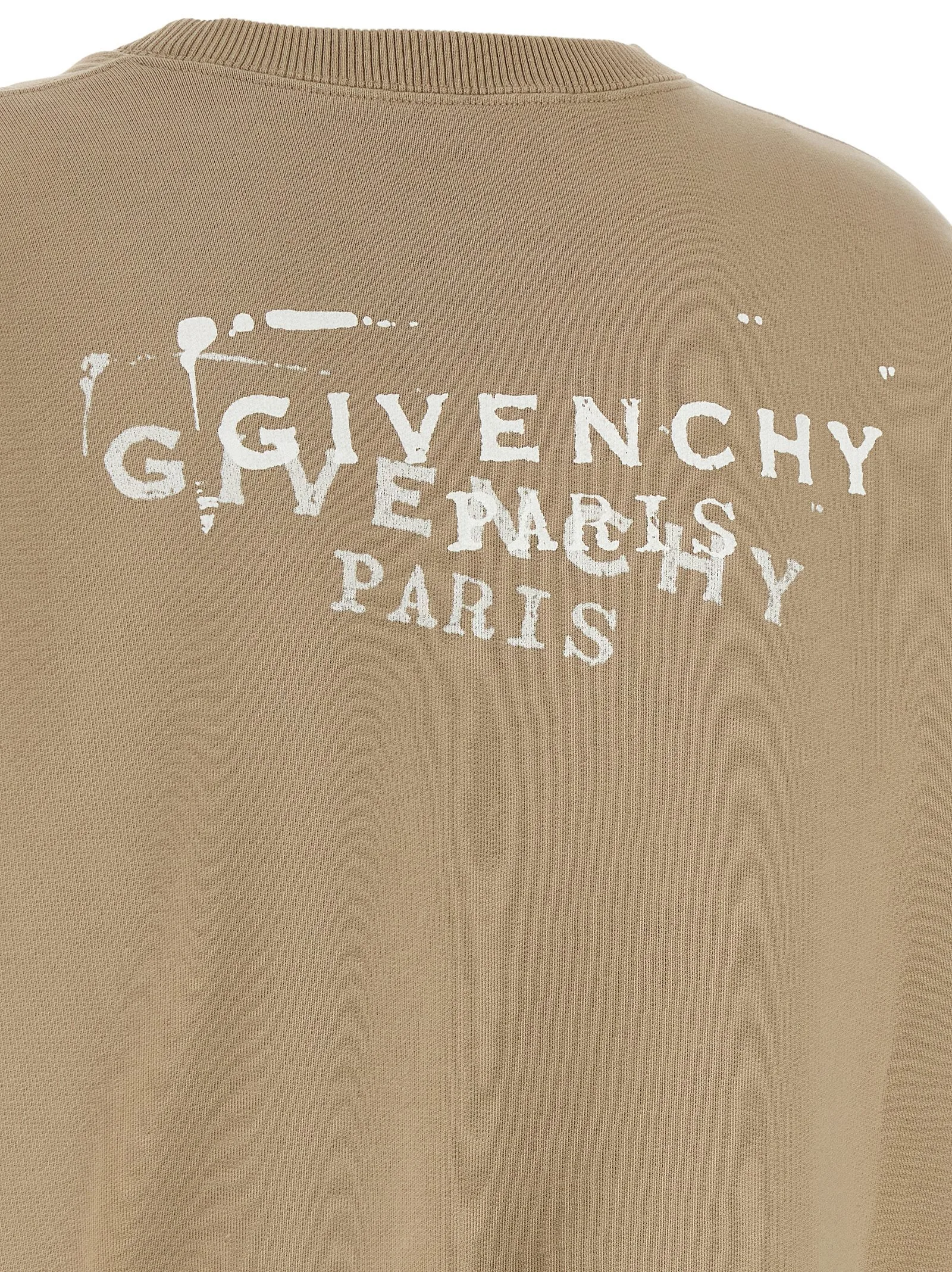 Beige Cotton Sweatshirt - Image 4