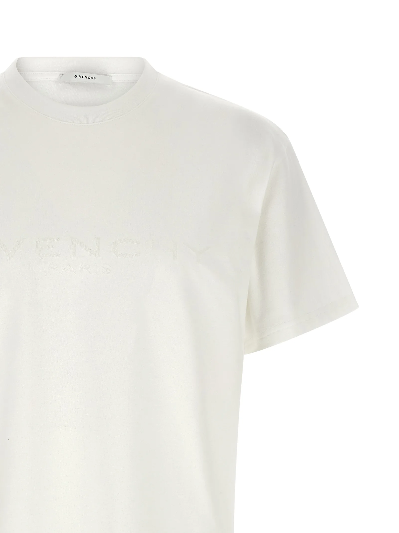 White Cotton T-Shirt - Image 3