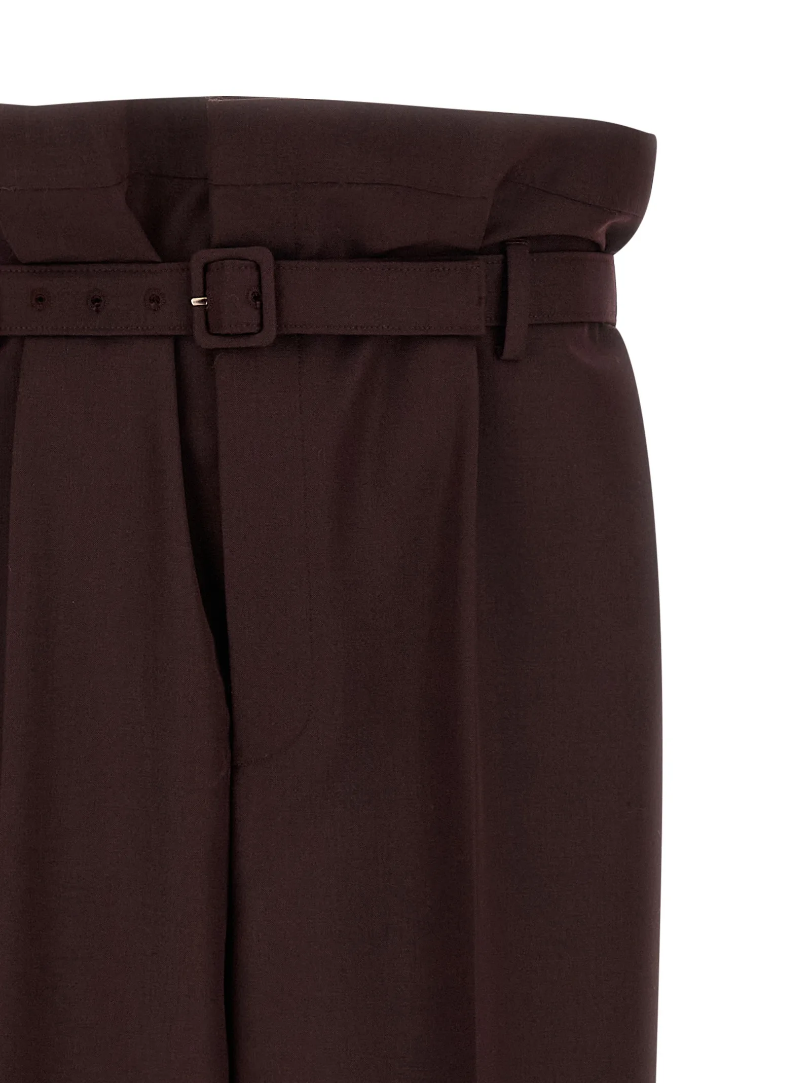 Purple Wool Casual Pants - Image 3
