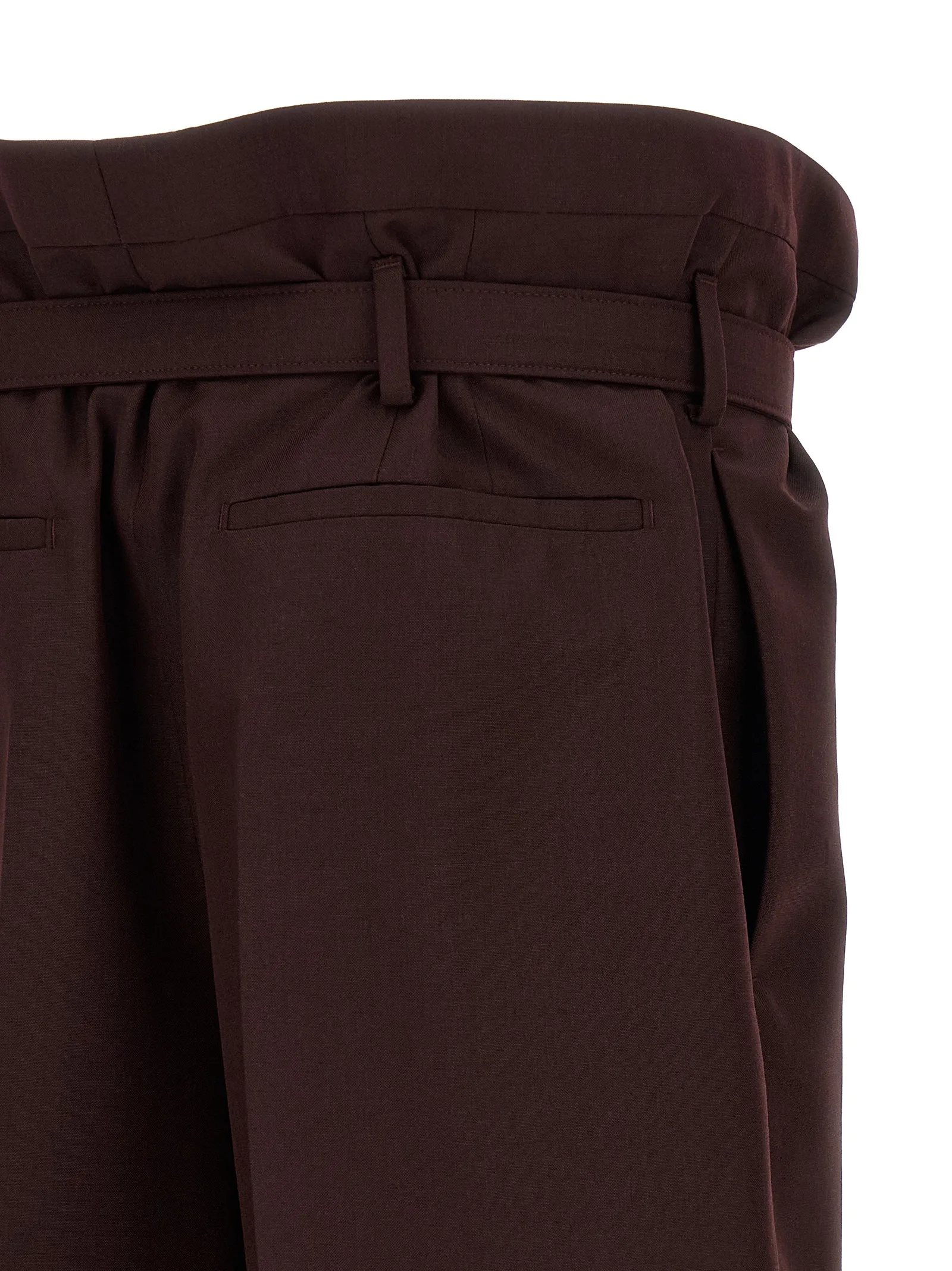 Purple Wool Casual Pants - Image 4