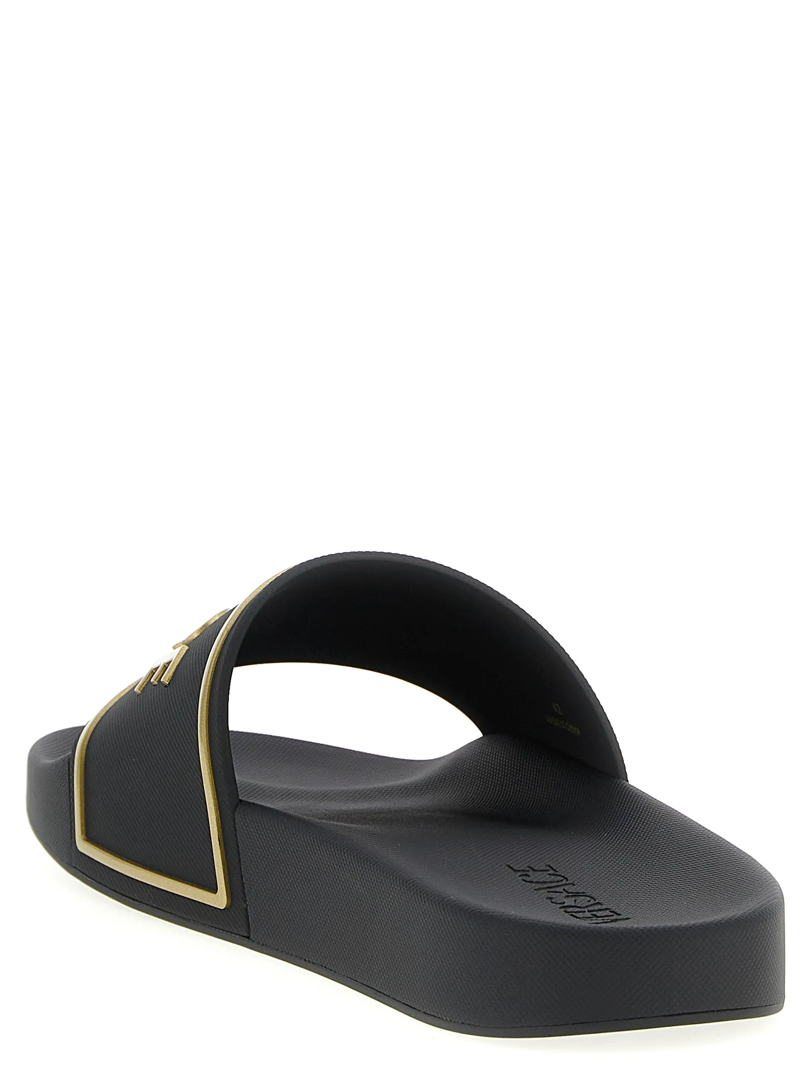 Black Polyurethane Slides - Image 3