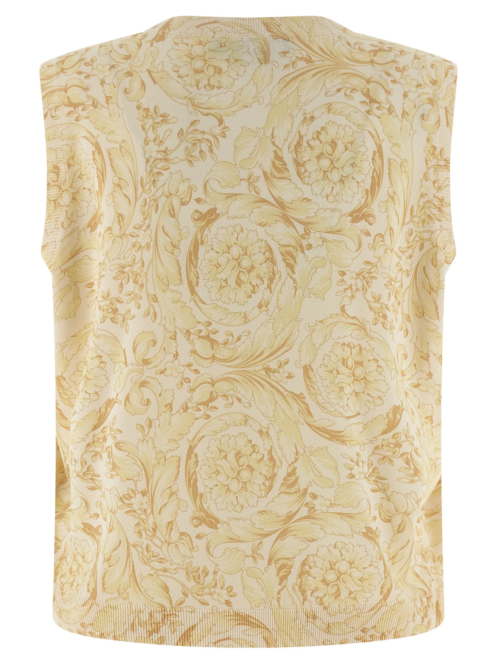 Multicolor Silk Sleeveless Jacket - Image 2