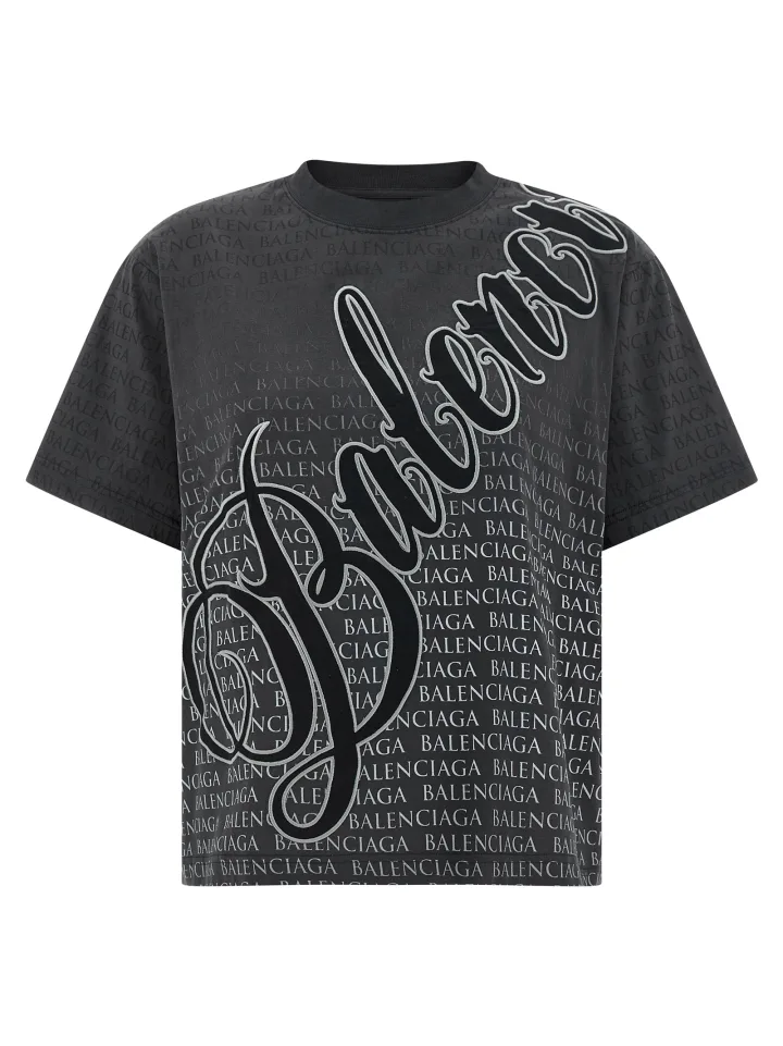 Black Cotton T - Shirt