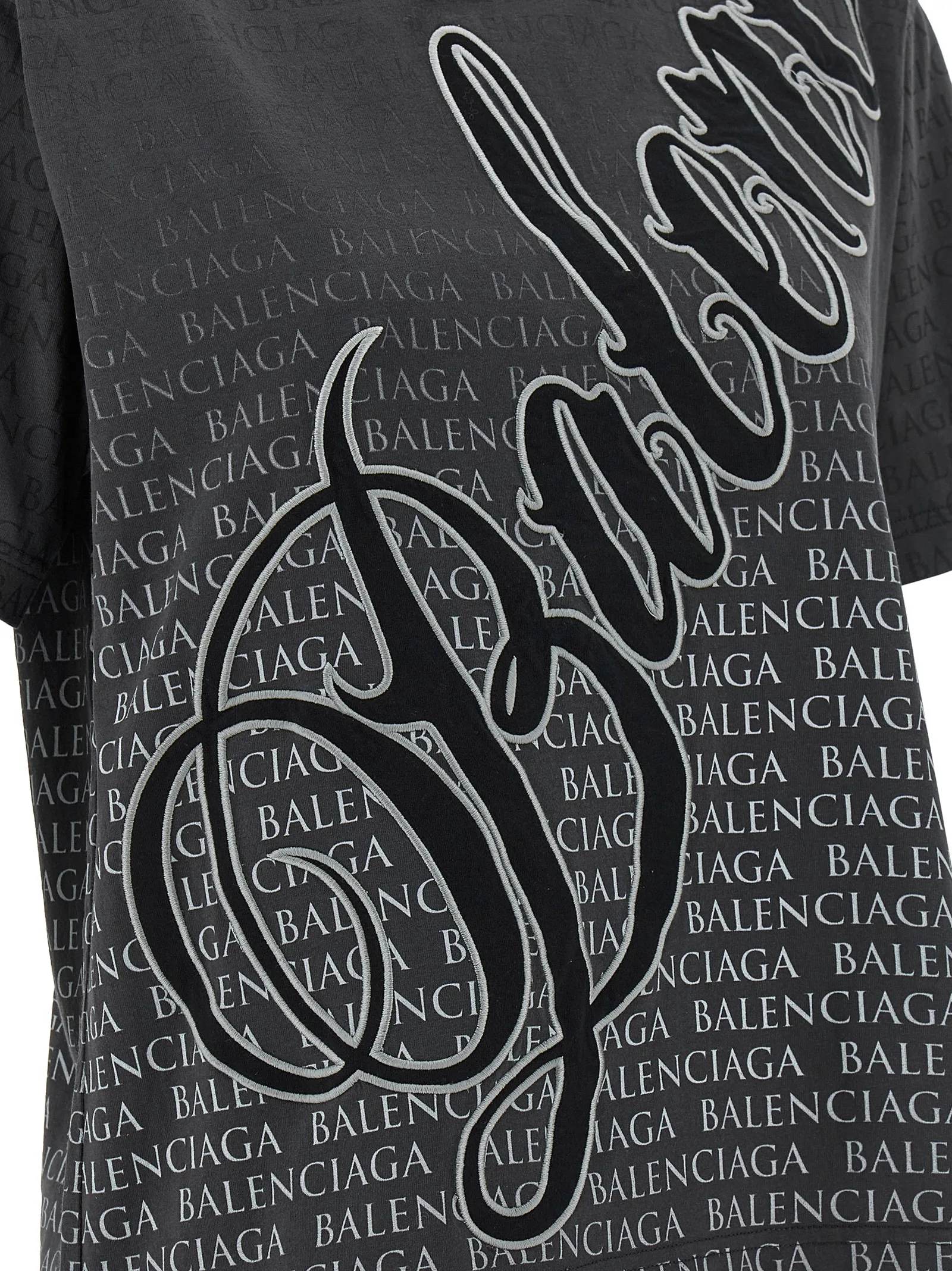 Black Cotton T-Shirt - Image 4