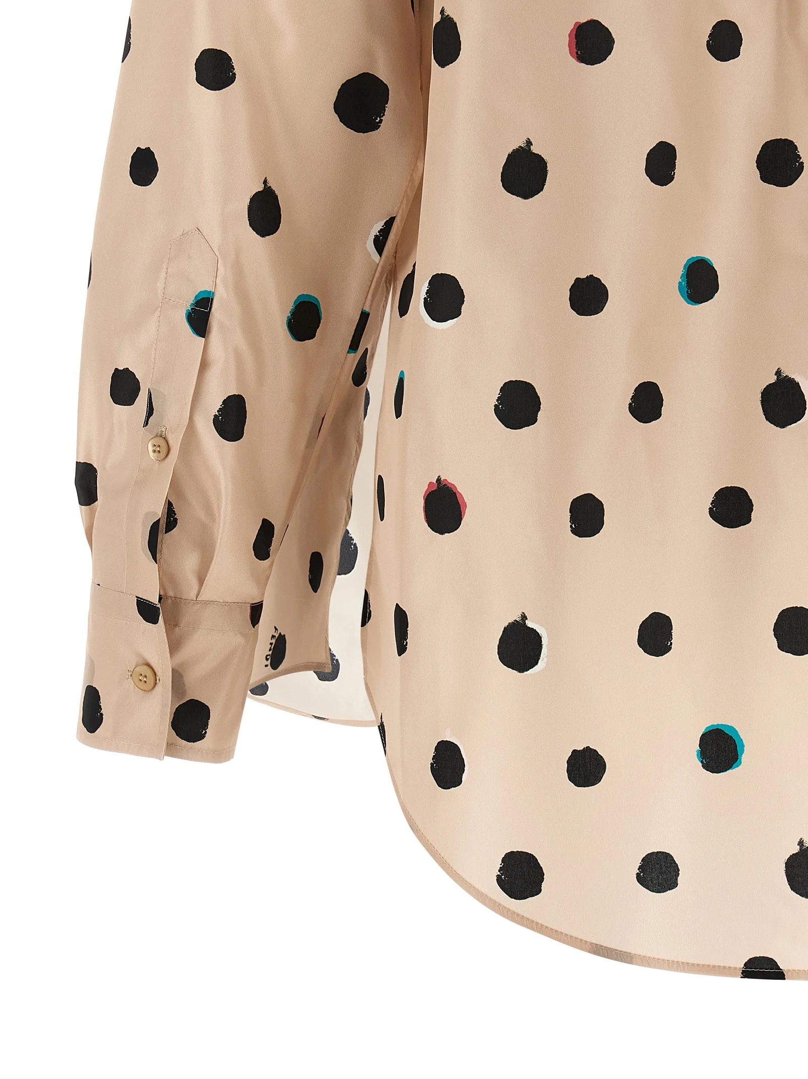 Multicolor Silk Blouse — Pink - Image 4