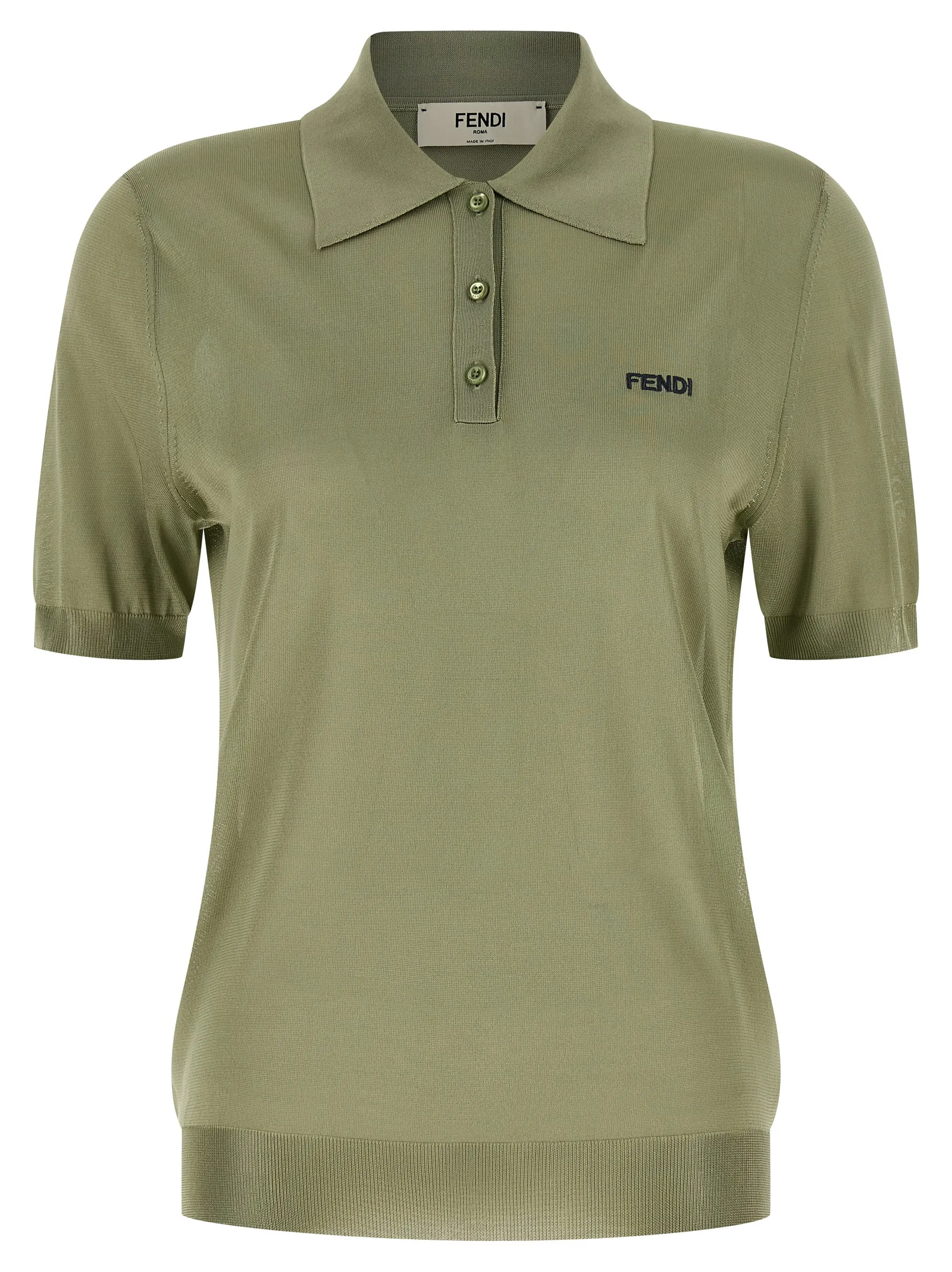 Bicolor Viscose Polo Shirt