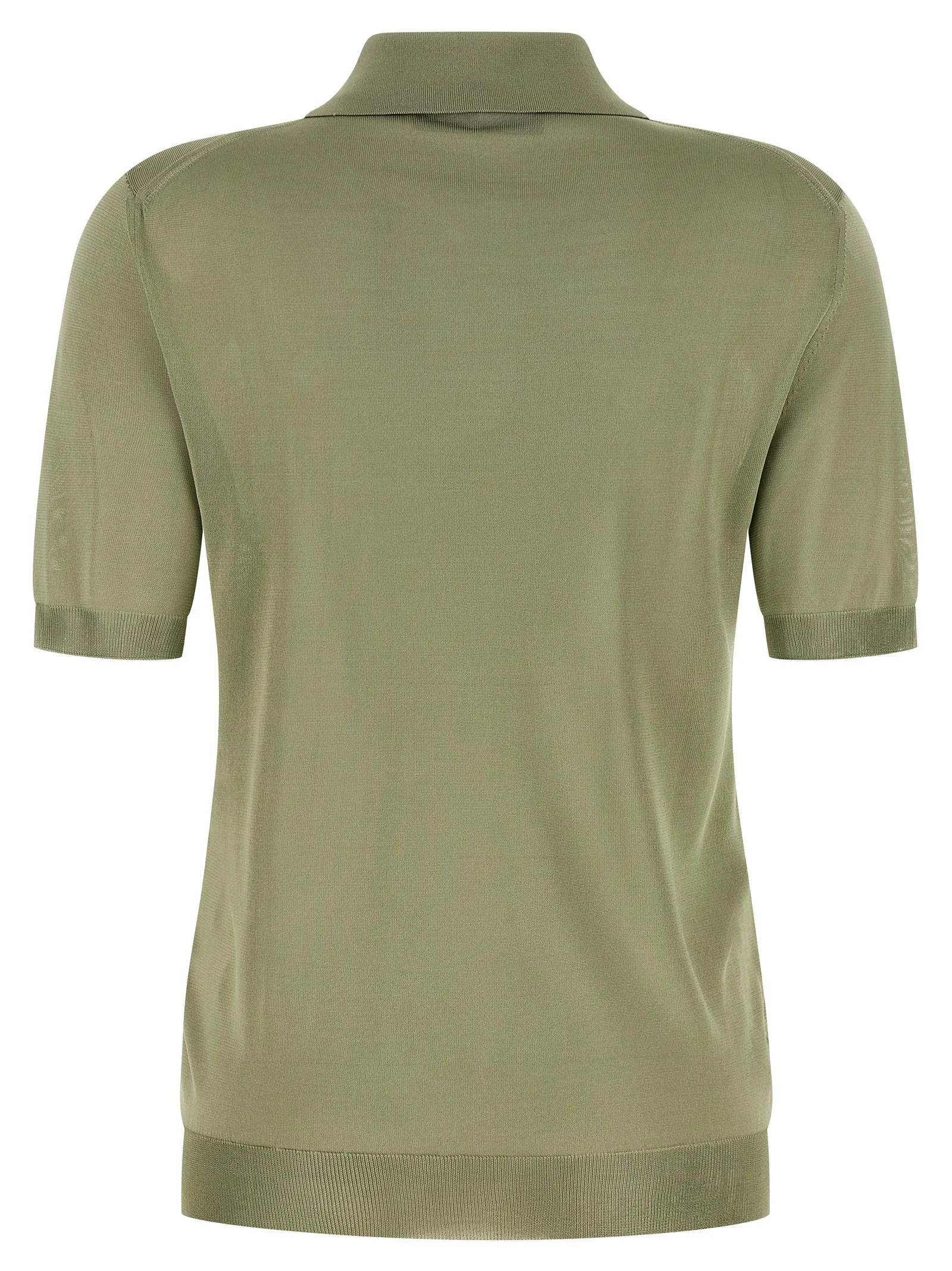 Bicolor Viscose Polo Shirt - Image 2