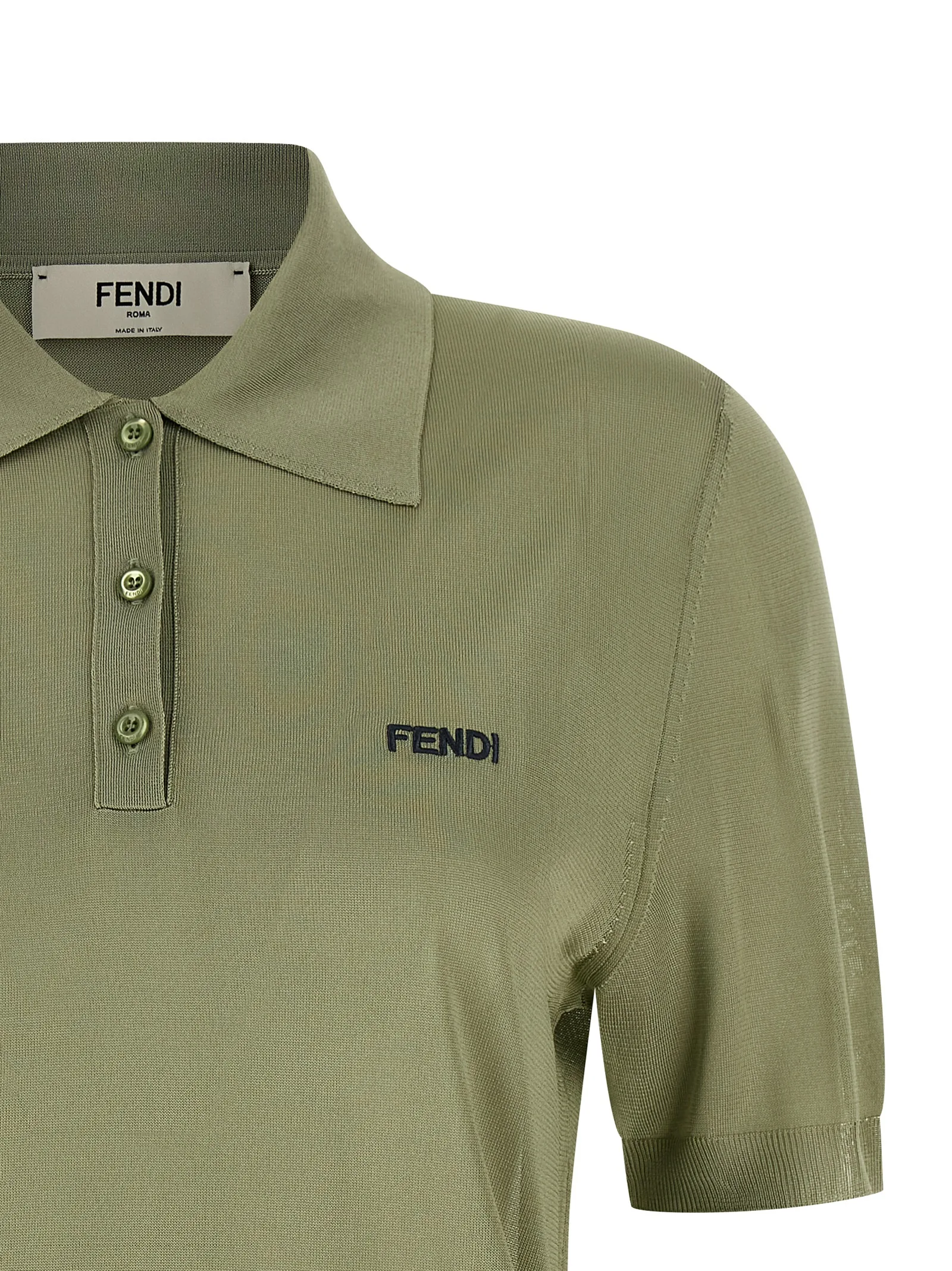 Bicolor Viscose Polo Shirt - Image 3