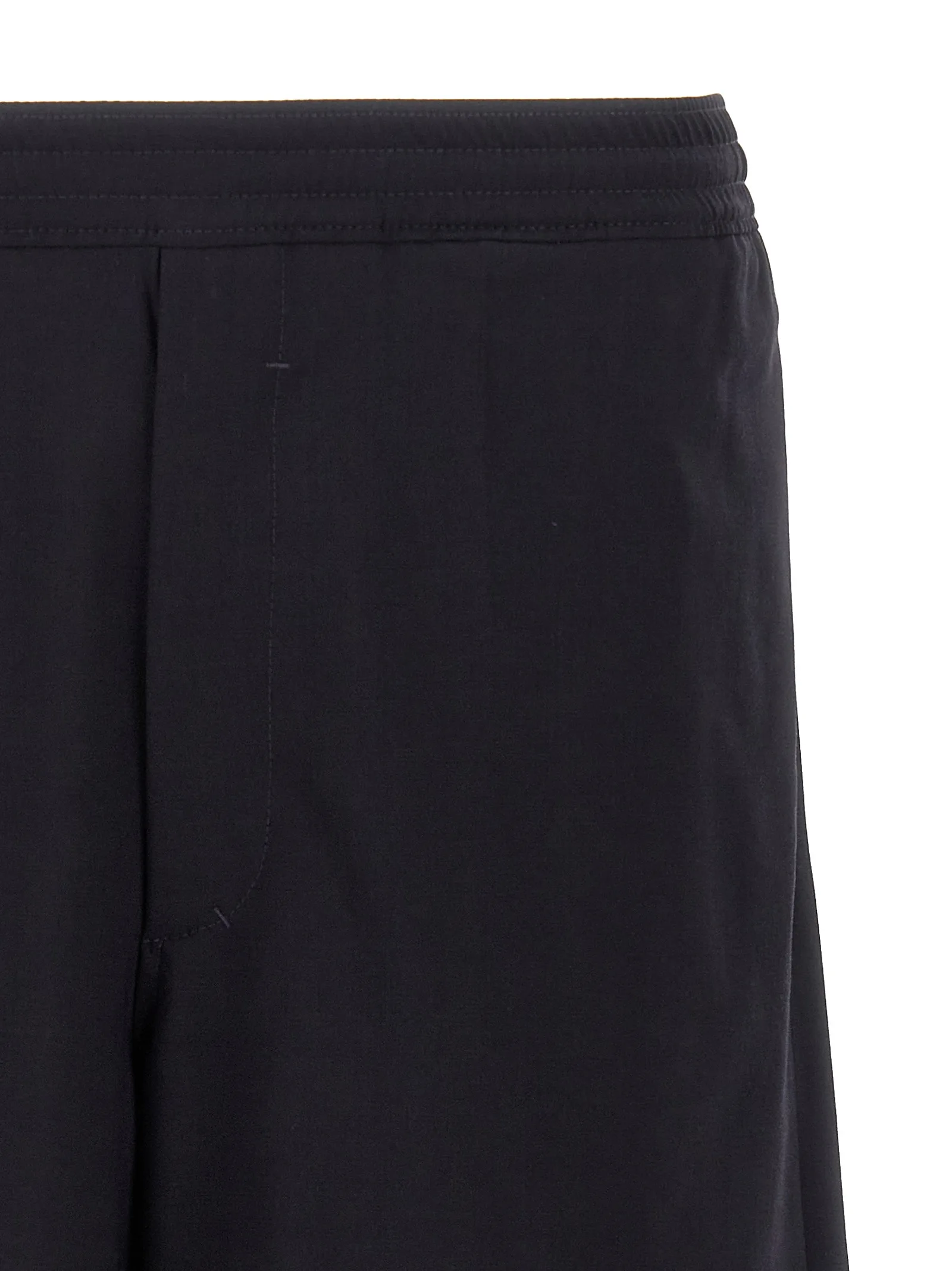 Blue Elastane Bermuda Shorts - Image 3