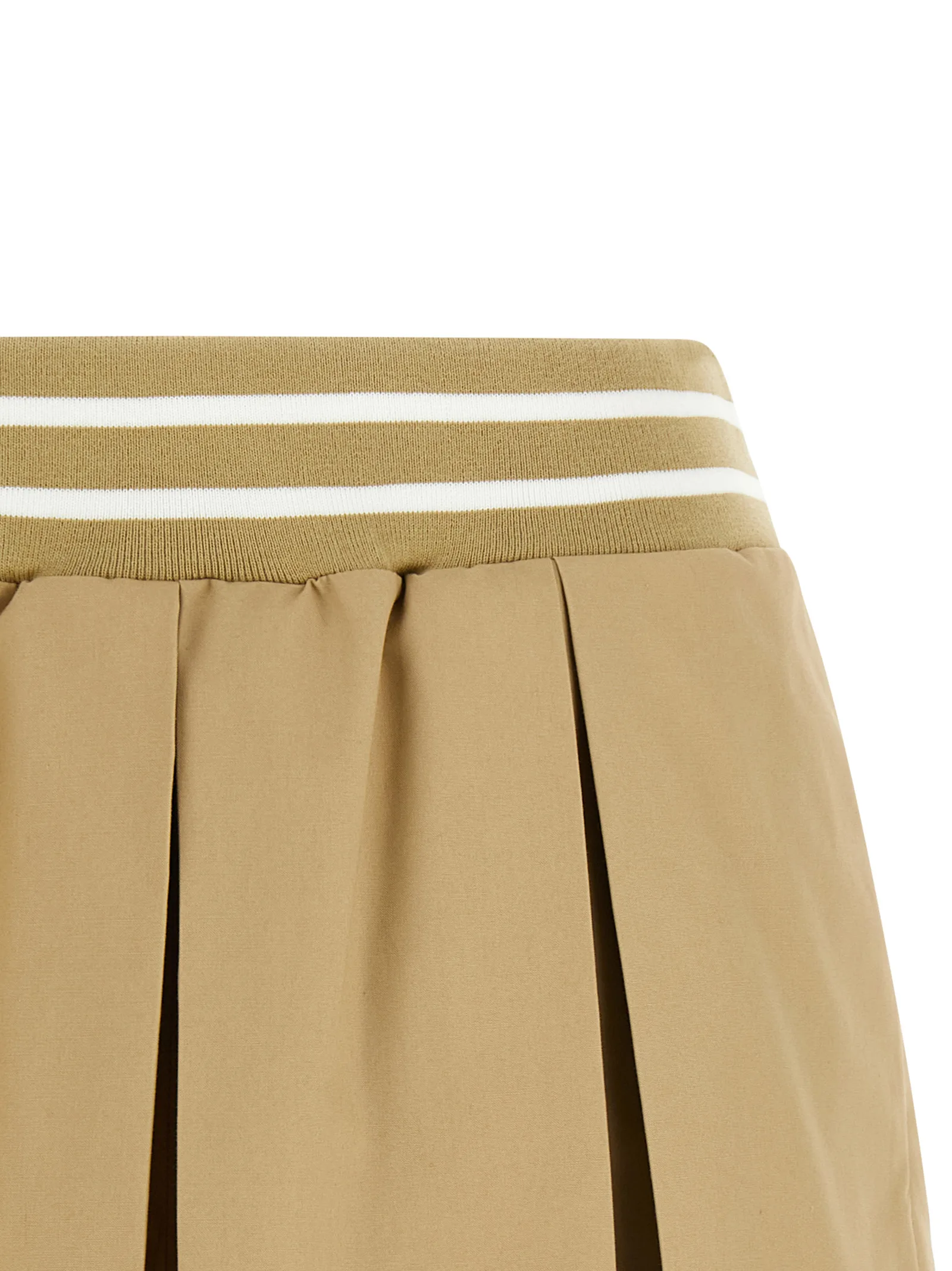Beige Cotton Bermuda Shorts - Image 3