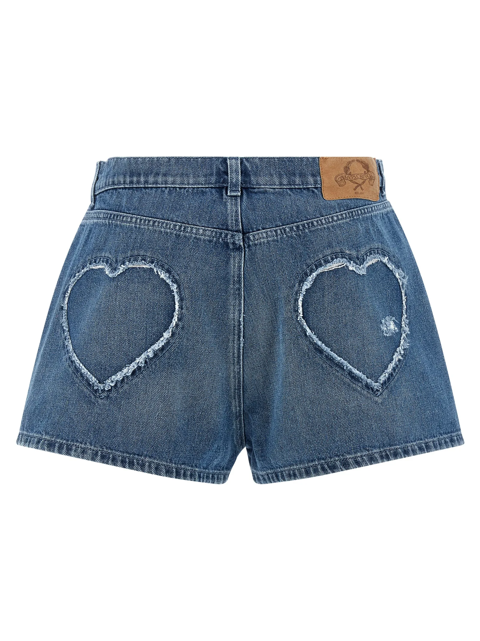 Blue Cotton Bermuda Shorts - Image 2