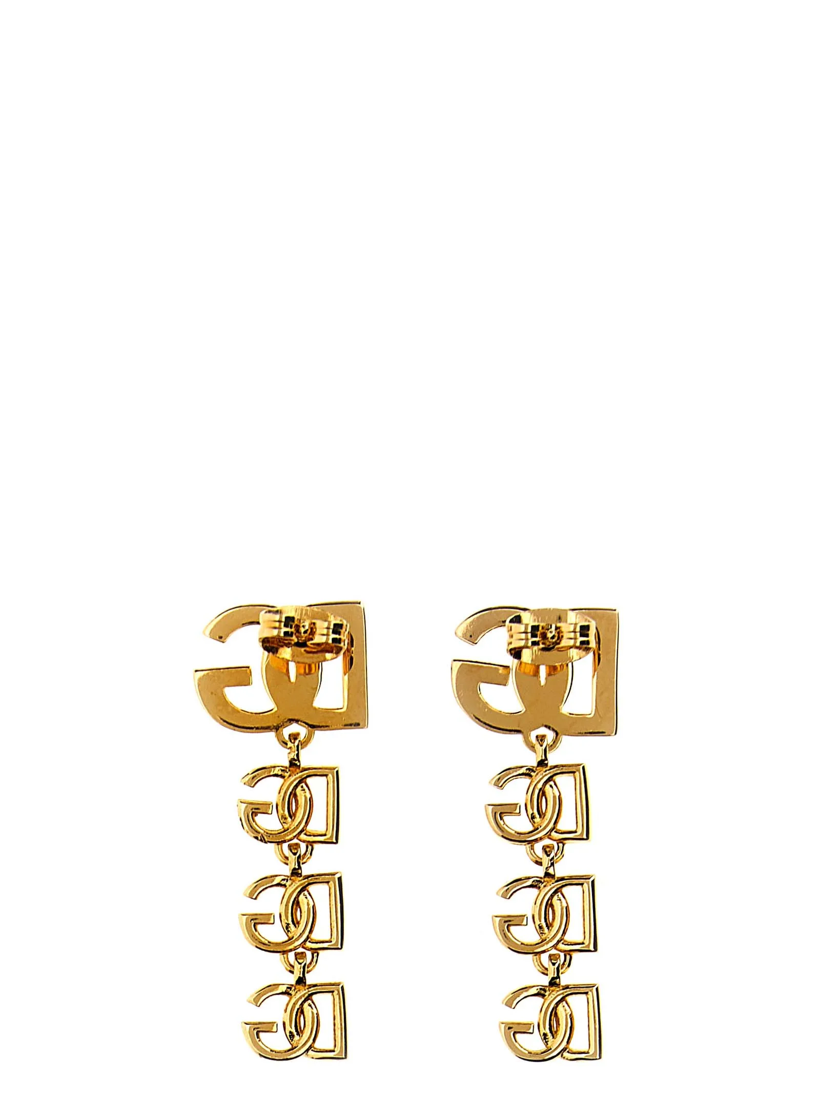 Gold Brass Earrings - Image 2