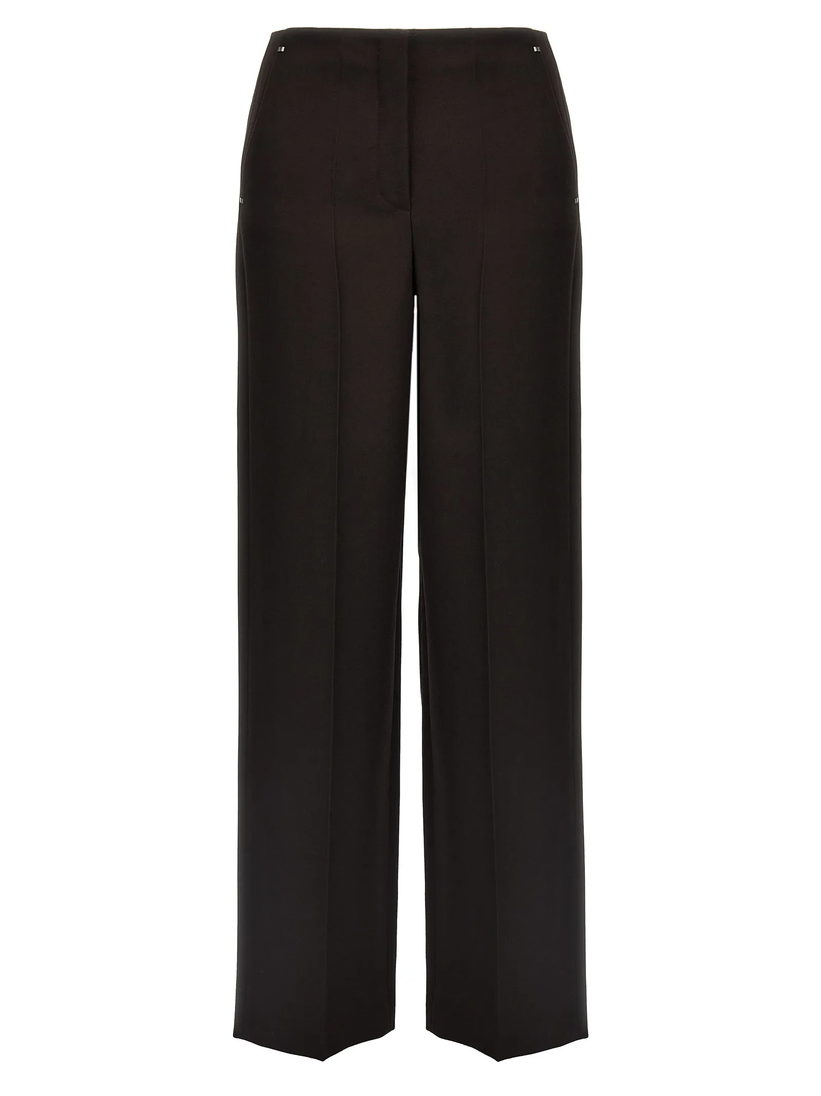 Purple Virgin Wool Dress Pants