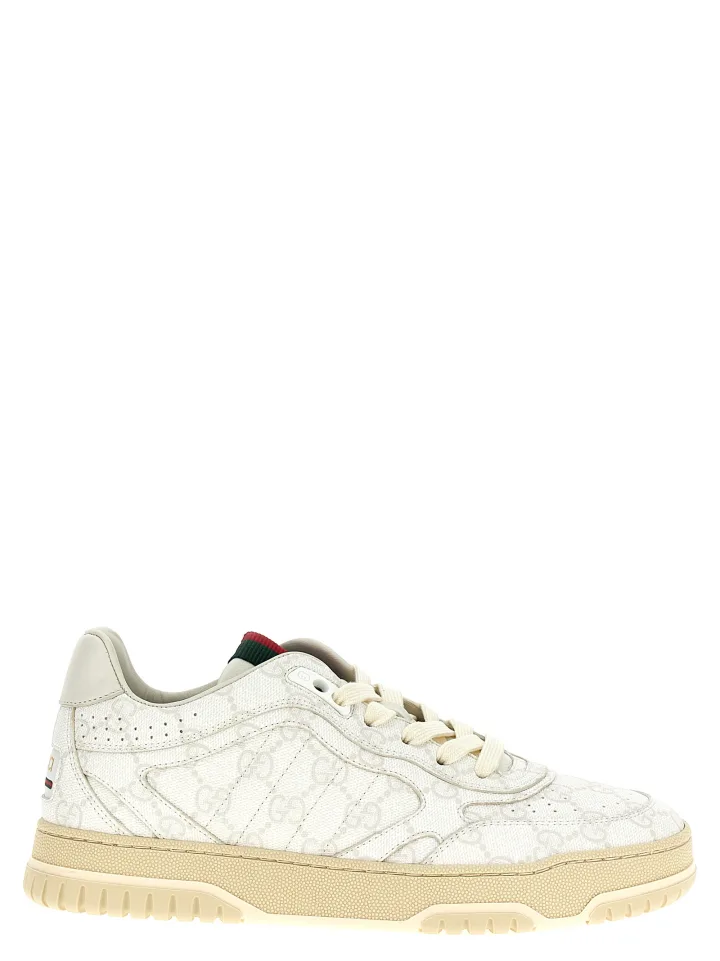 White Polyethylene Sneakers