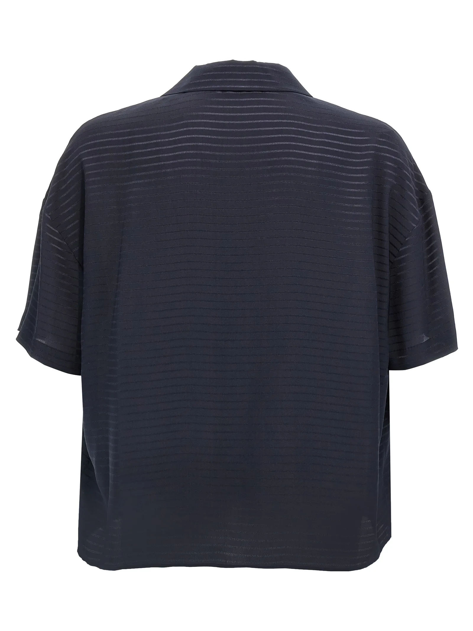 Blue Silk Polo Shirt - Image 2