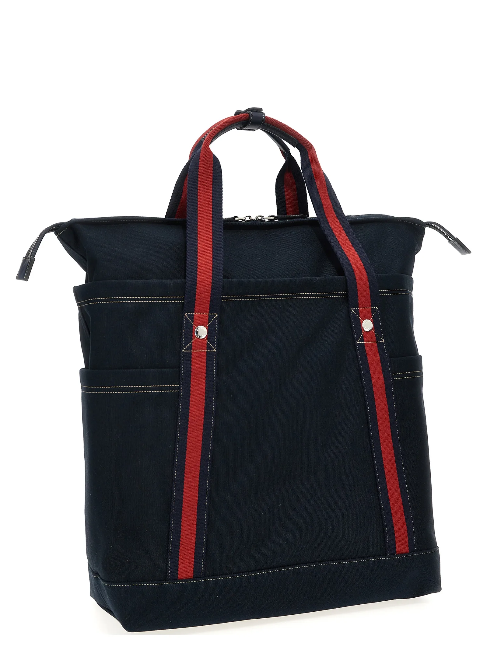 Blue Cotton Tote Bag - Image 2