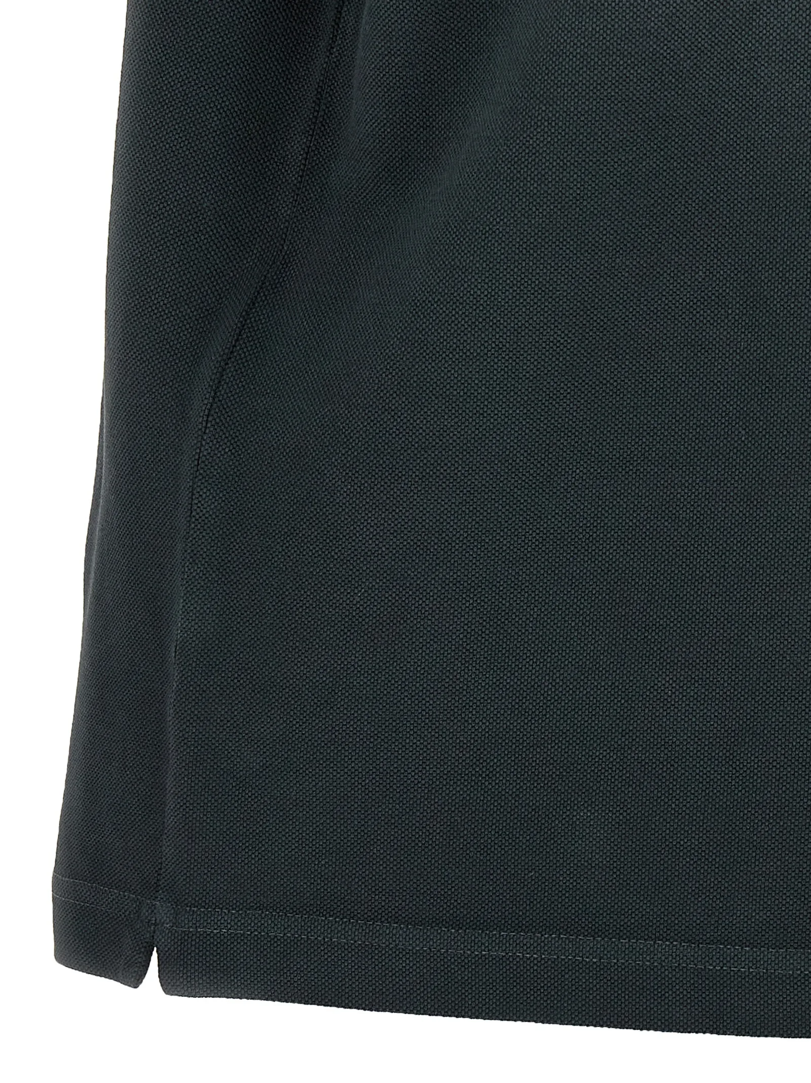 Gray Cotton Polo Shirt - Image 4