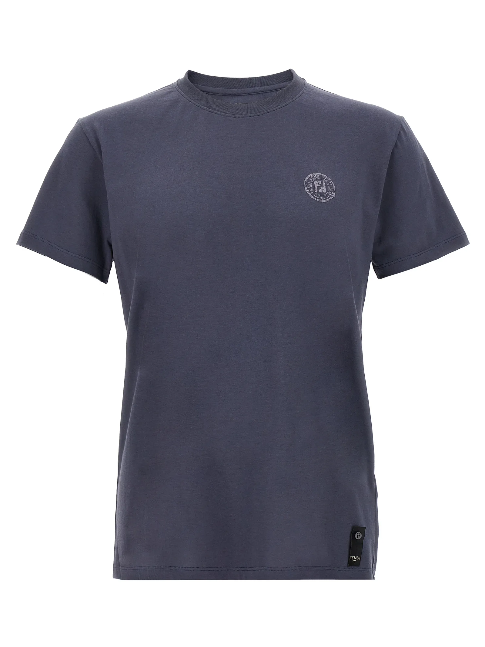 Blue Cotton T - Shirt