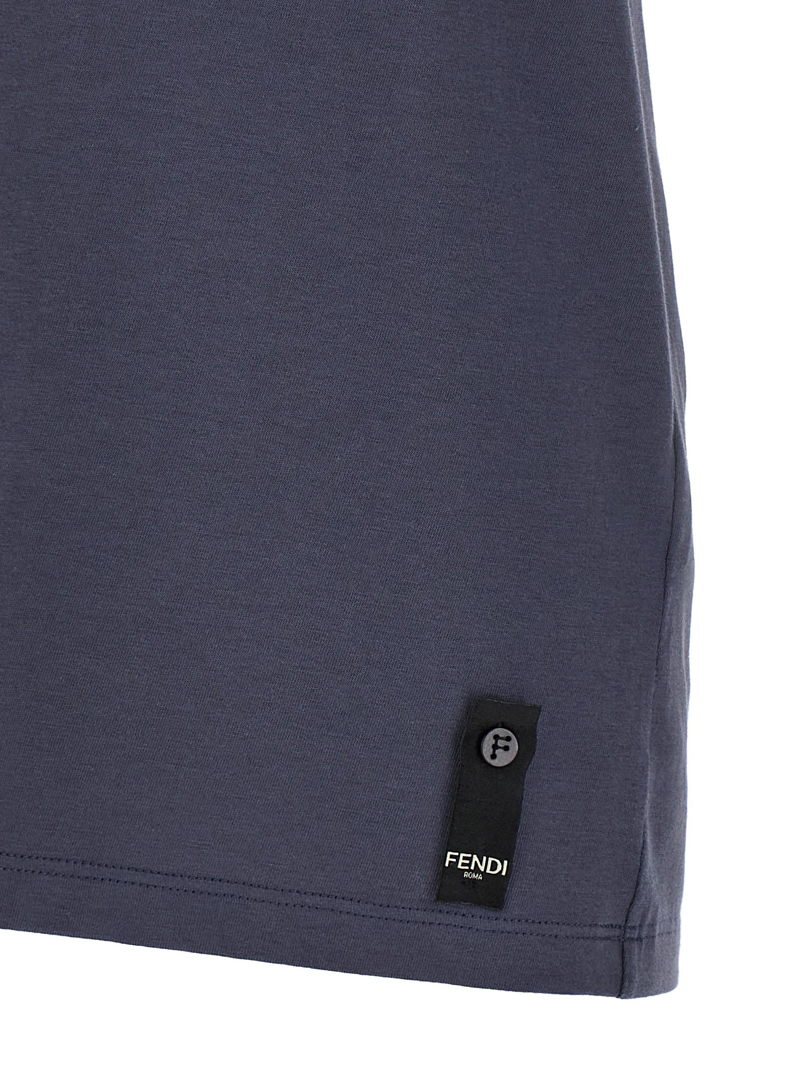 Blue Cotton T - Shirt - Image 4
