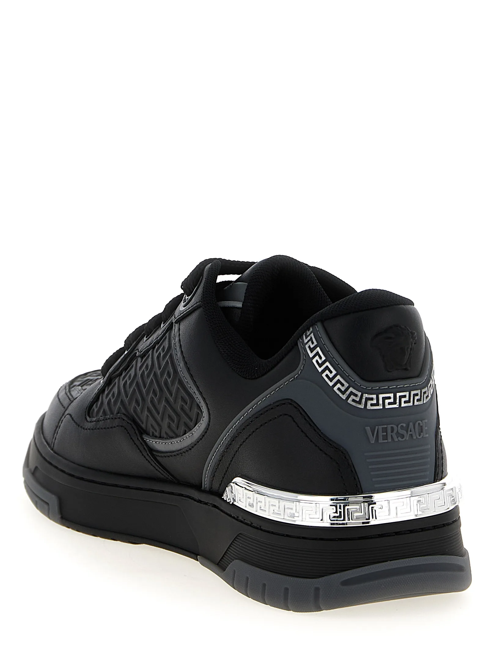 Black Calfskin Athletic Sneakers - Image 3
