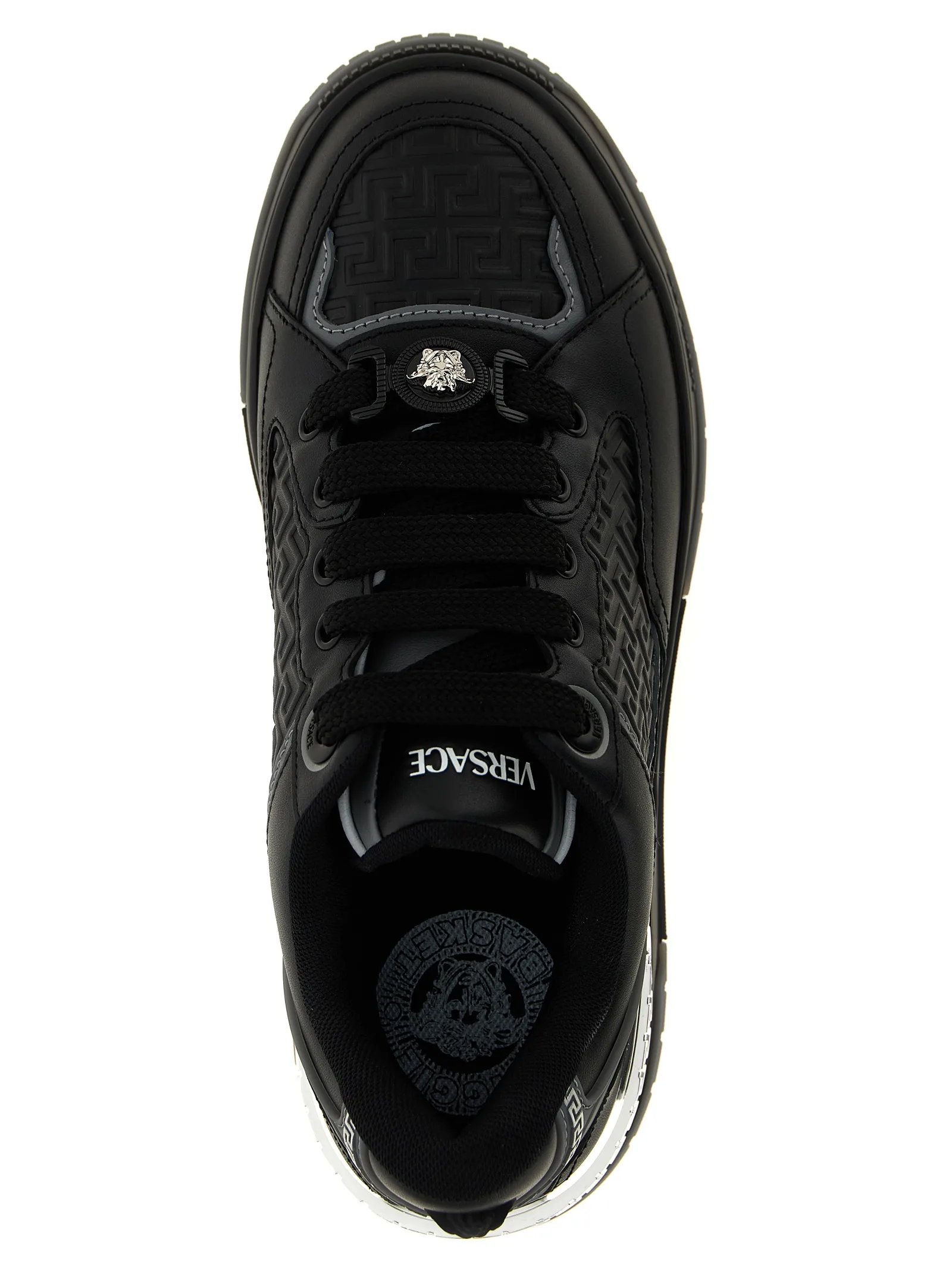 Black Calfskin Athletic Sneakers - Image 4