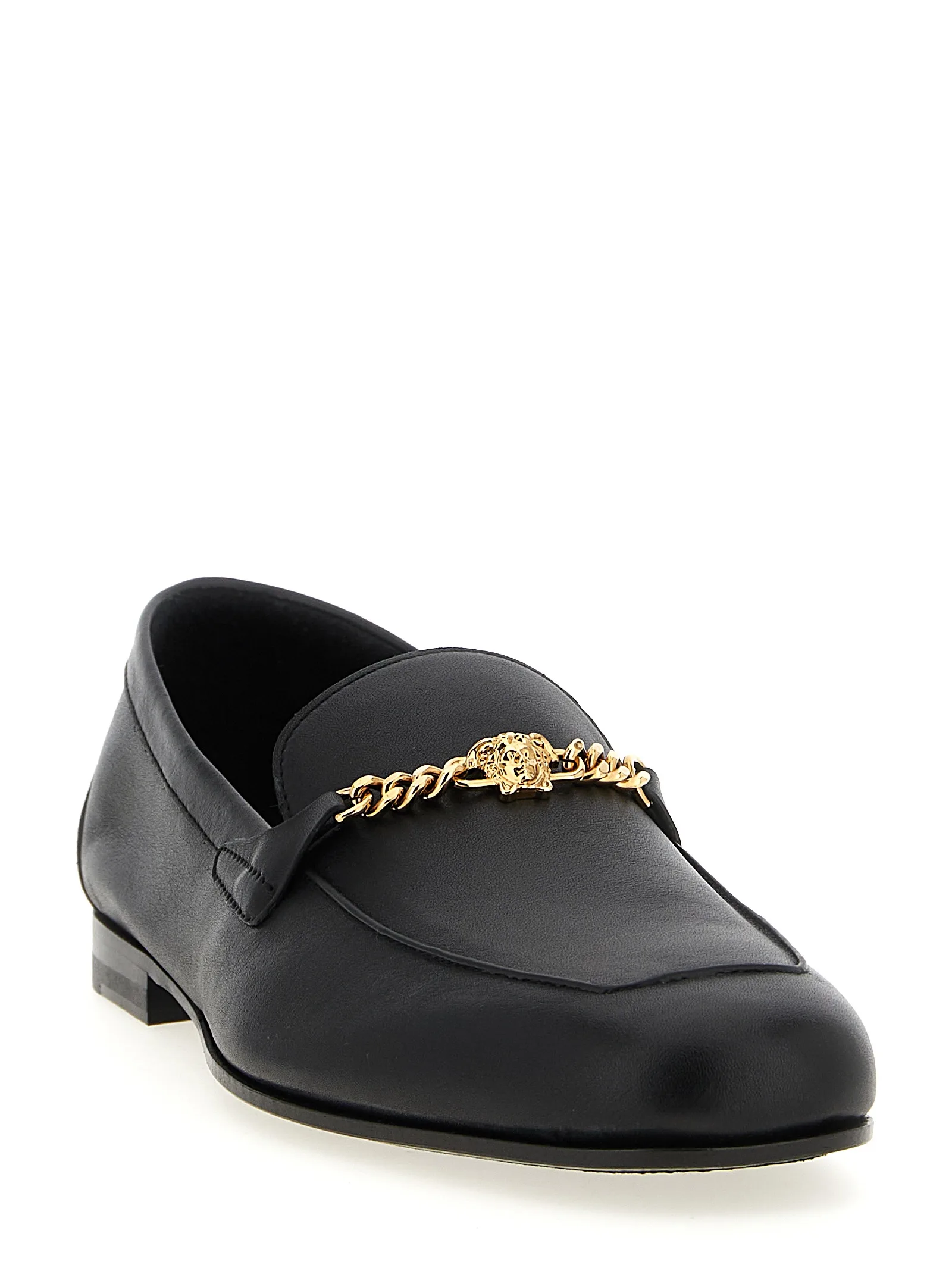 Black Calfskin Slip - On Loafers - Image 2
