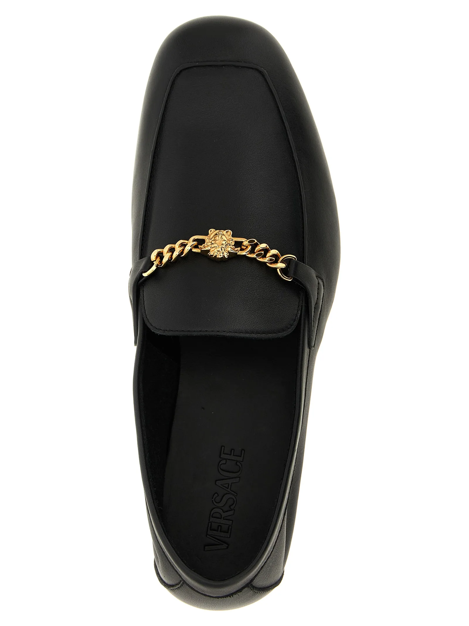 Black Calfskin Slip - On Loafers - Image 4