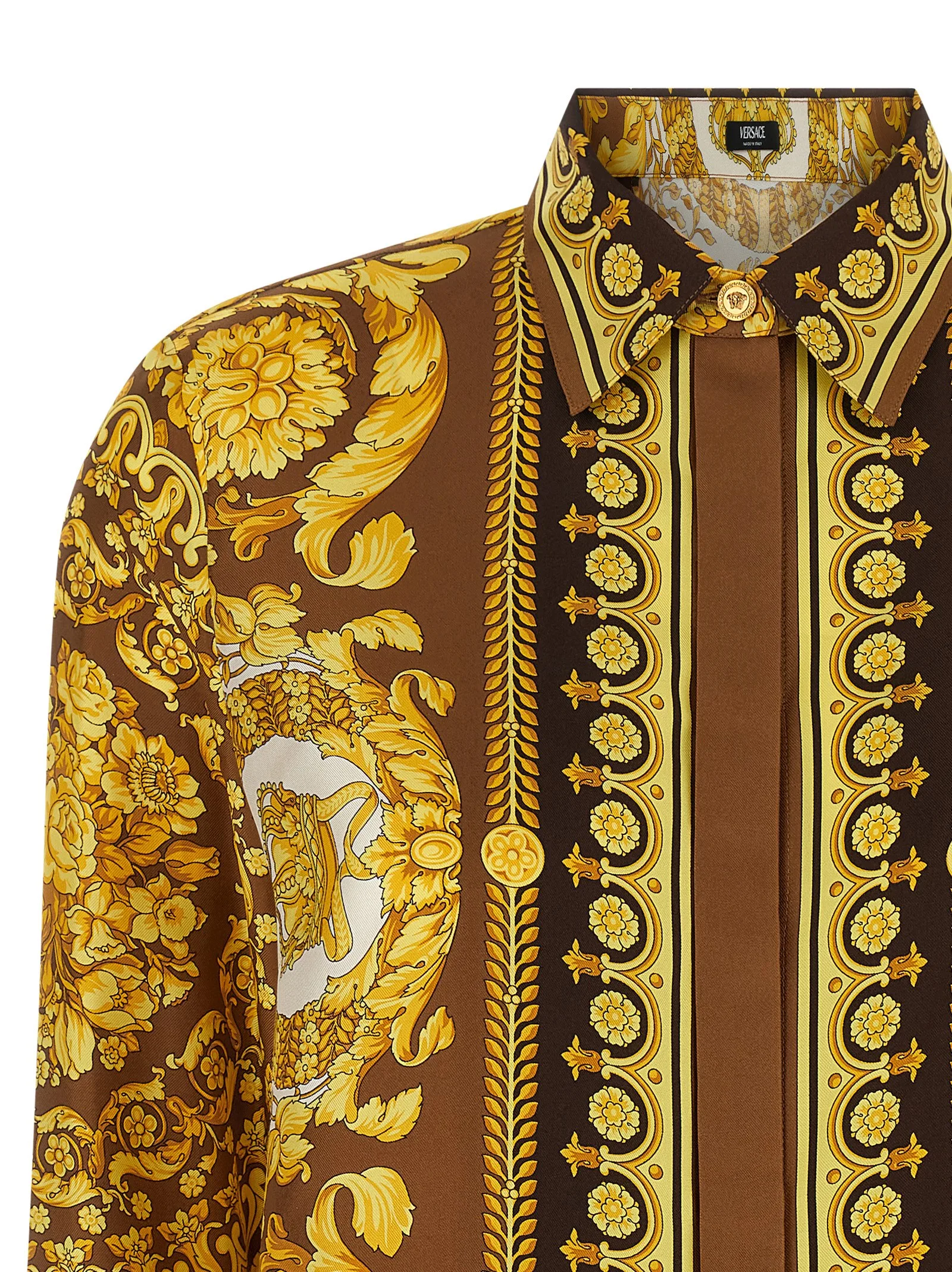 Gold Silk Blouse - Image 3