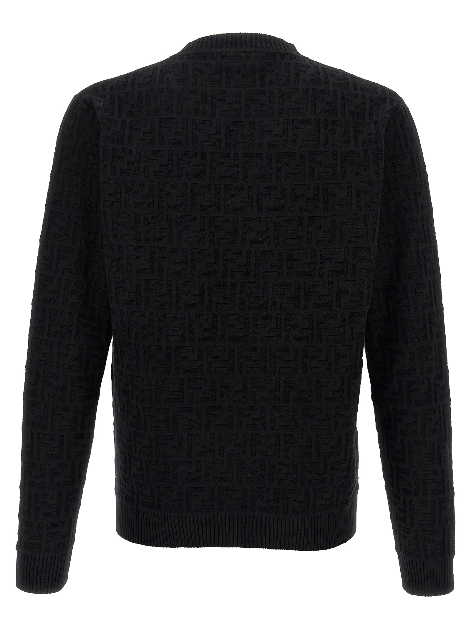 Black Cotton Cardigan - Image 2