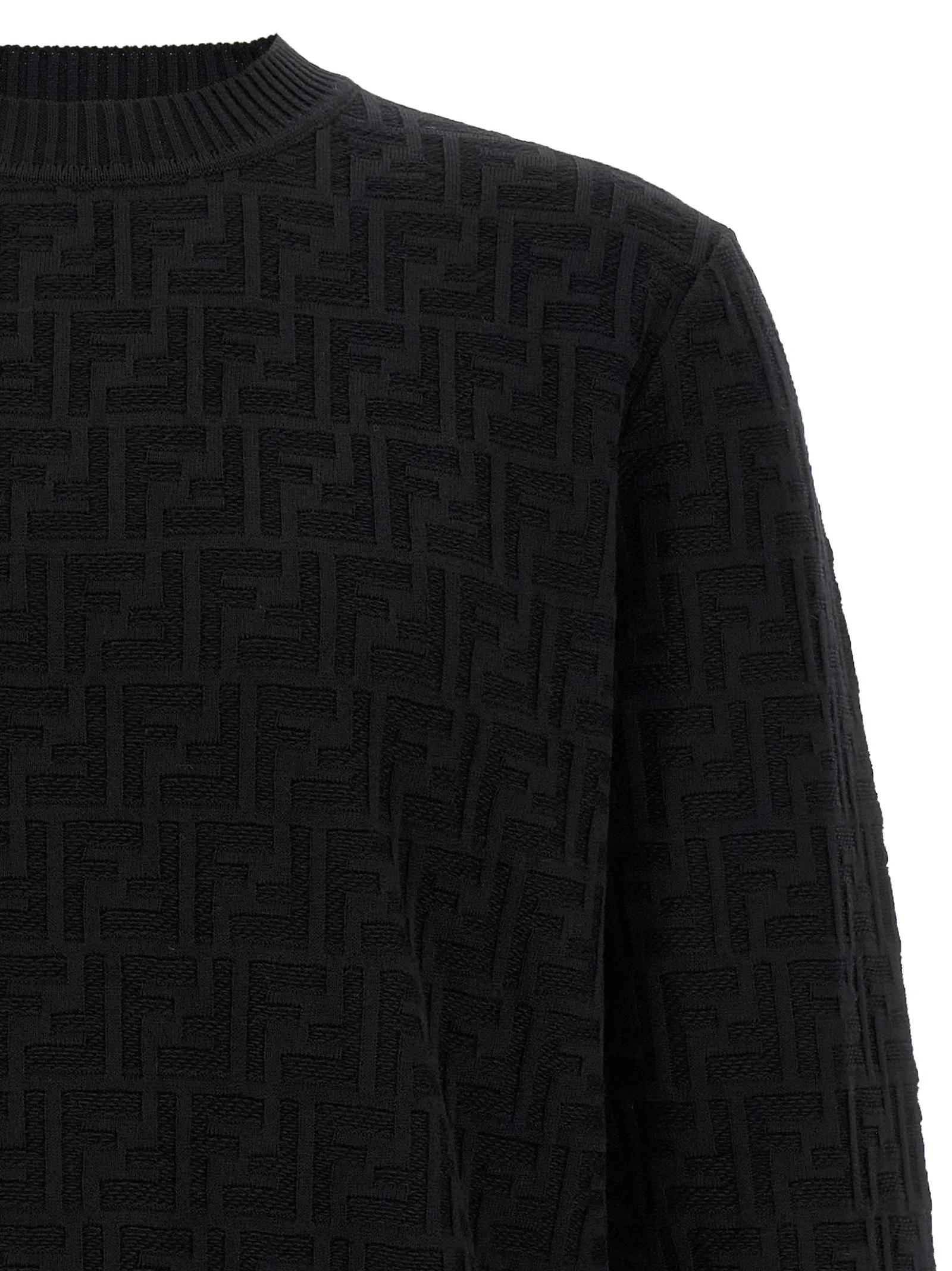 Black Cotton Cardigan - Image 3
