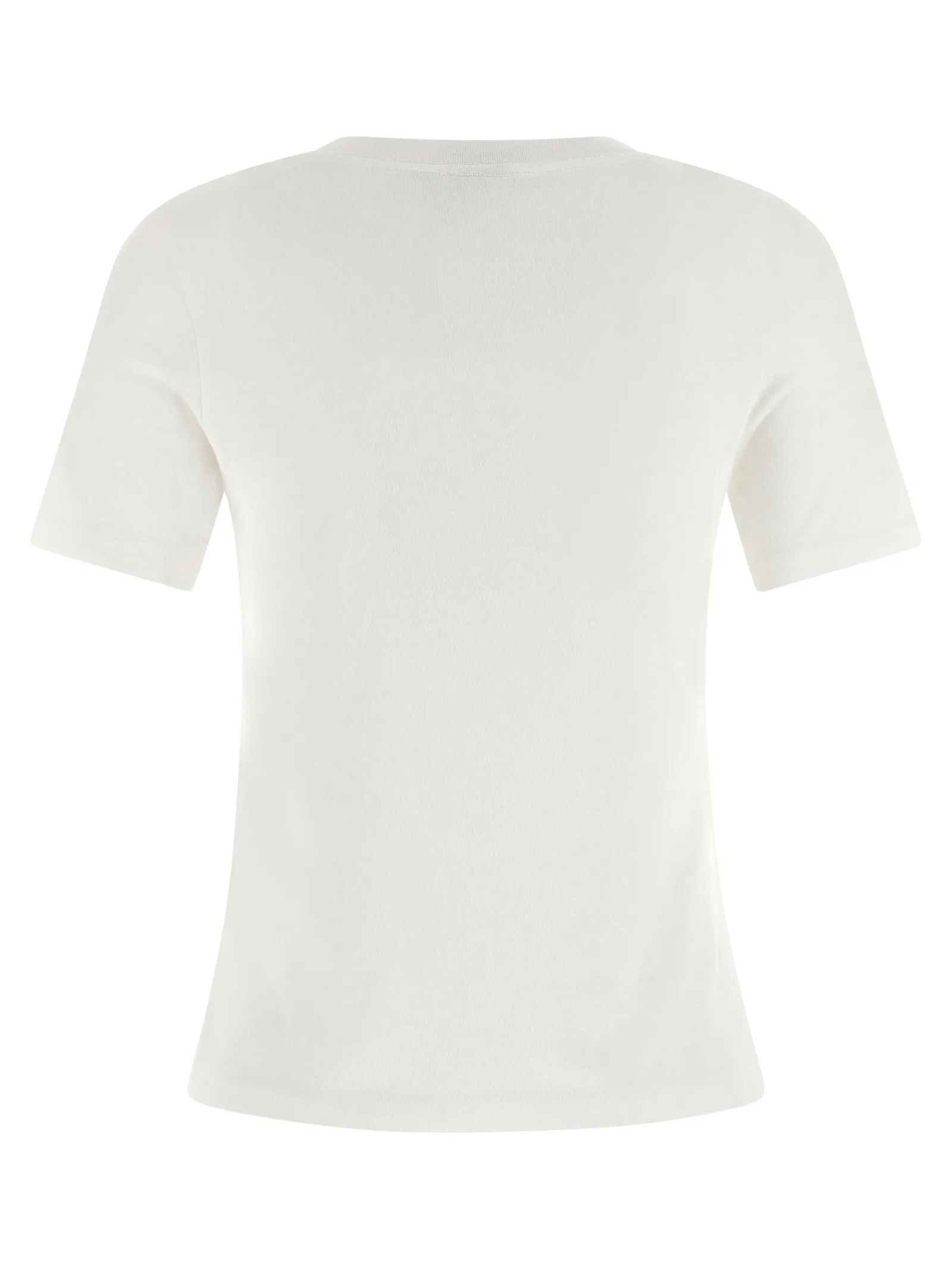White Cotton T-Shirt - Image 2
