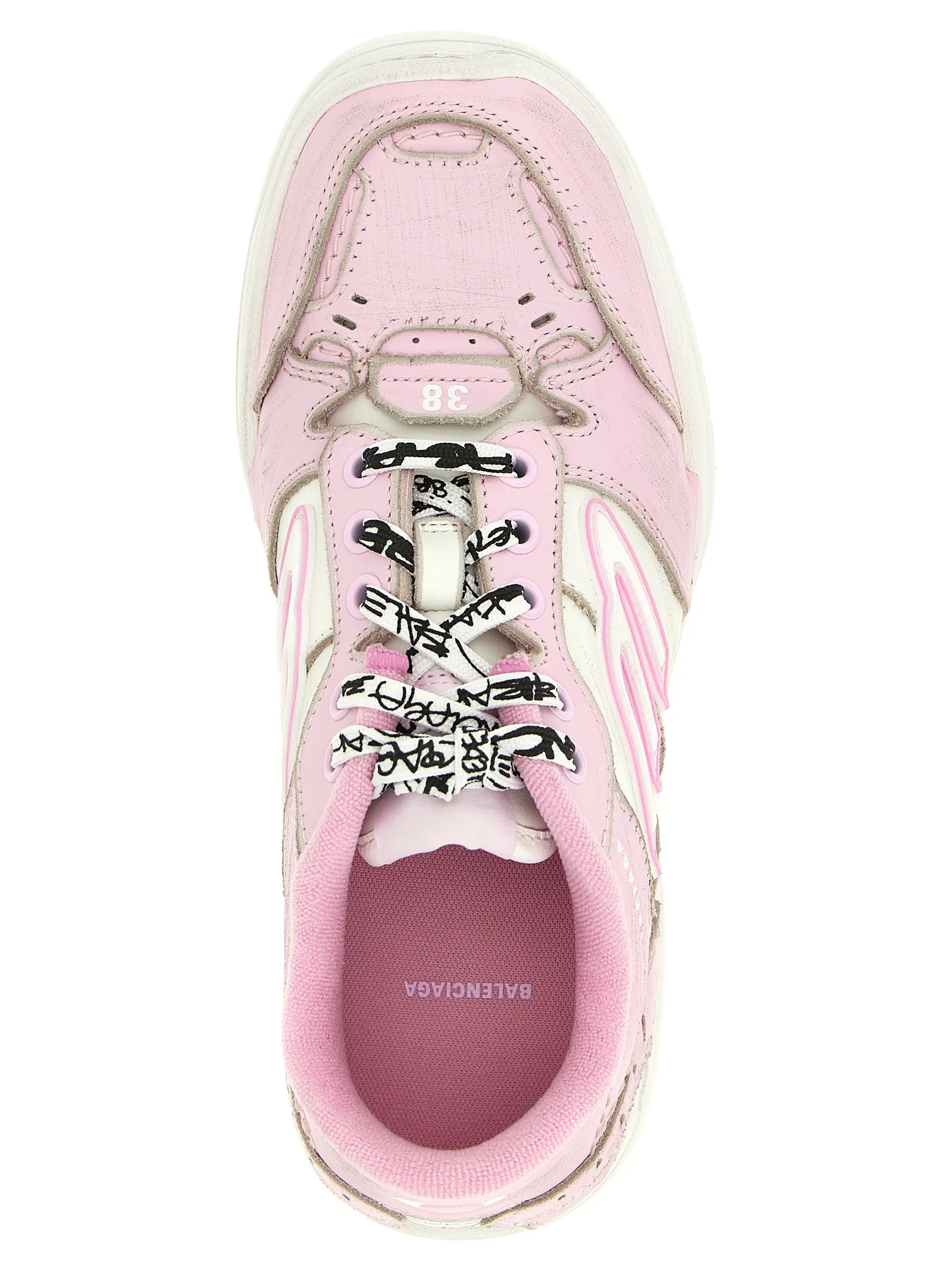 Multicolor Calfskin Athletic Sneakers - Image 4