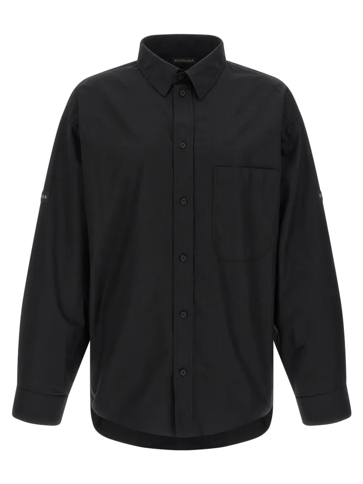 Black Cotton Blouse