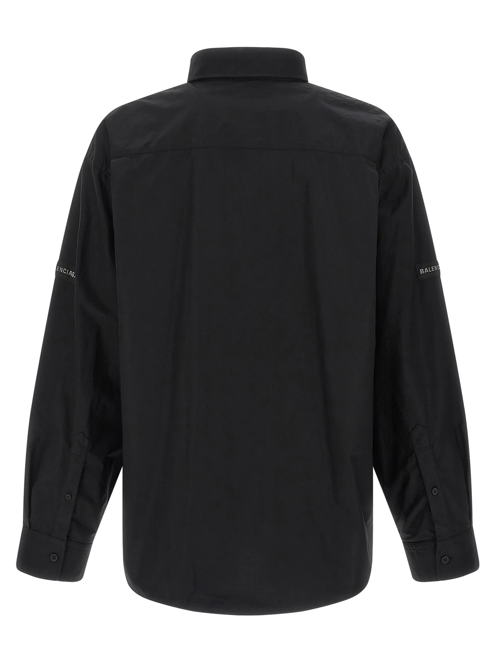 Black Cotton Shirt - Image 2