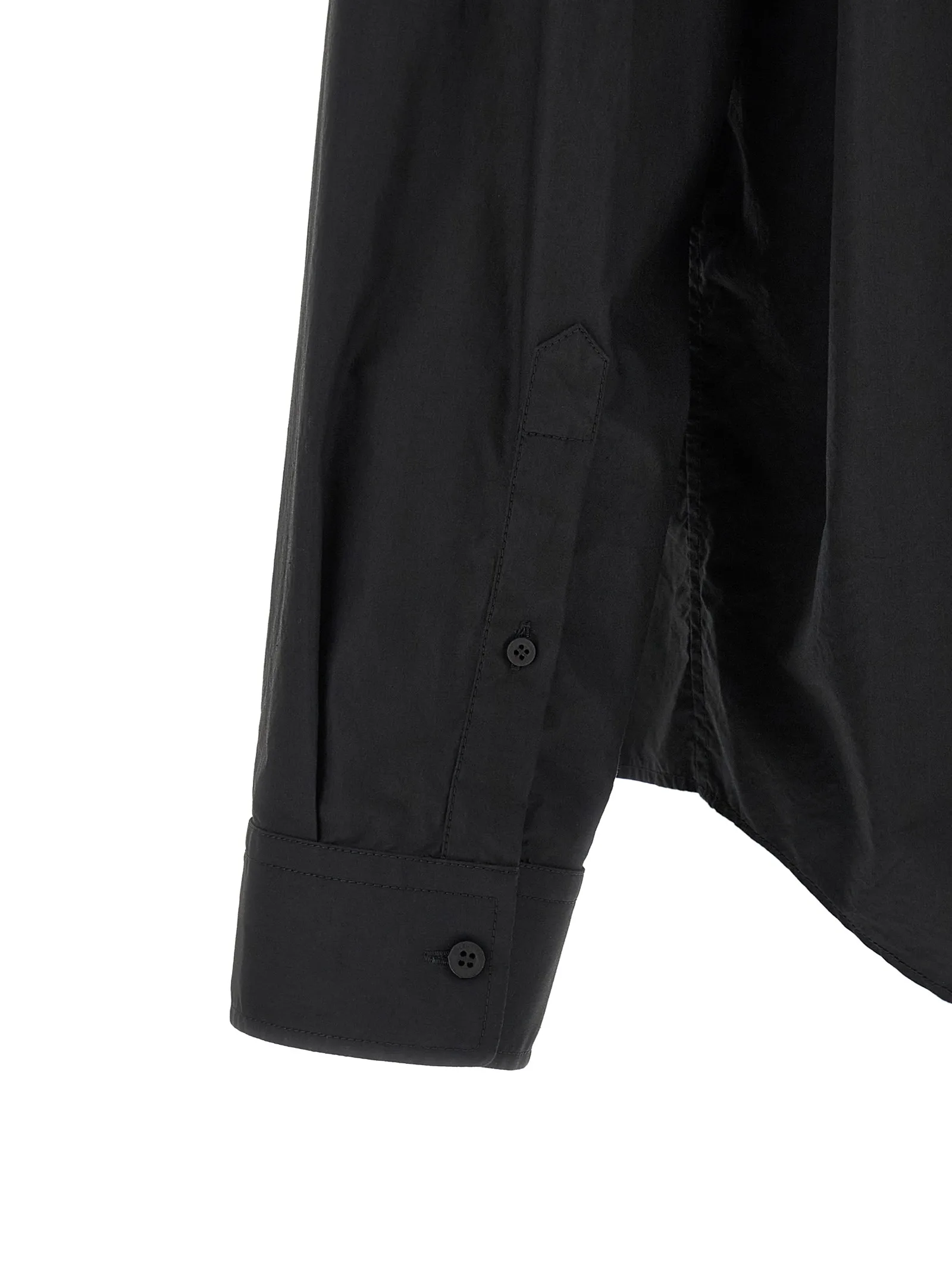 Black Cotton Shirt - Image 4