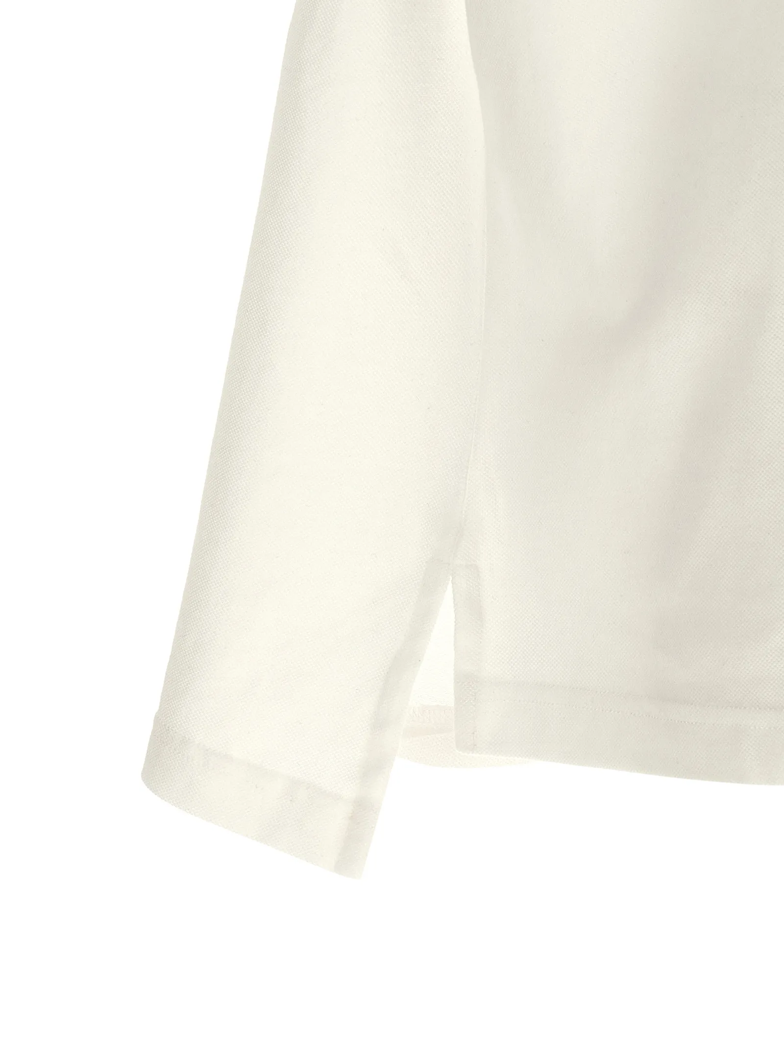 White Cotton Polo Shirt - Image 4