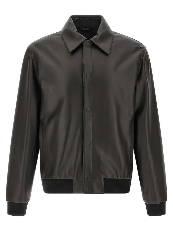 Black Lamb Leather Leather Jacket