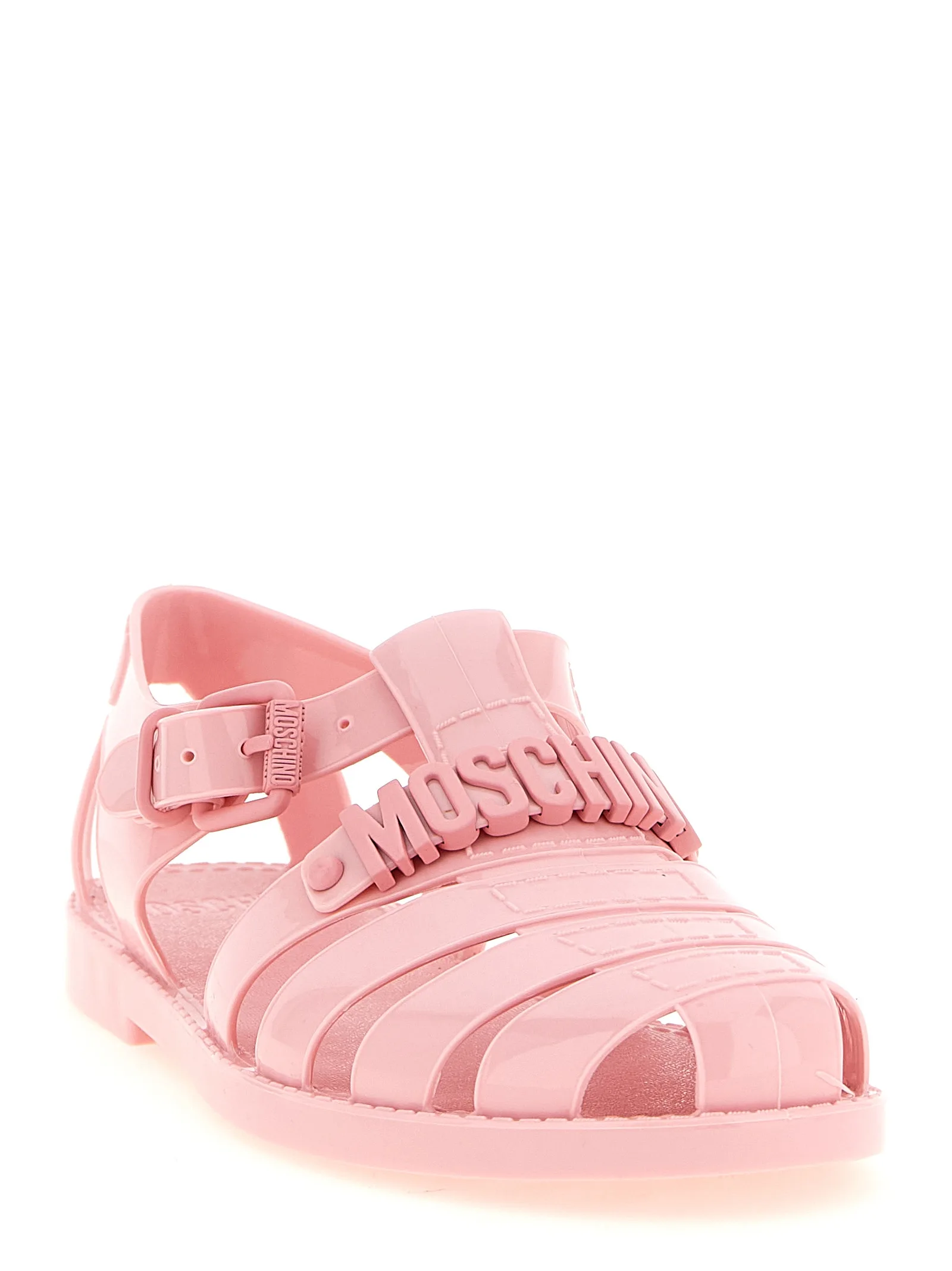 Multicolor Pvc Flat Sandals - Image 2