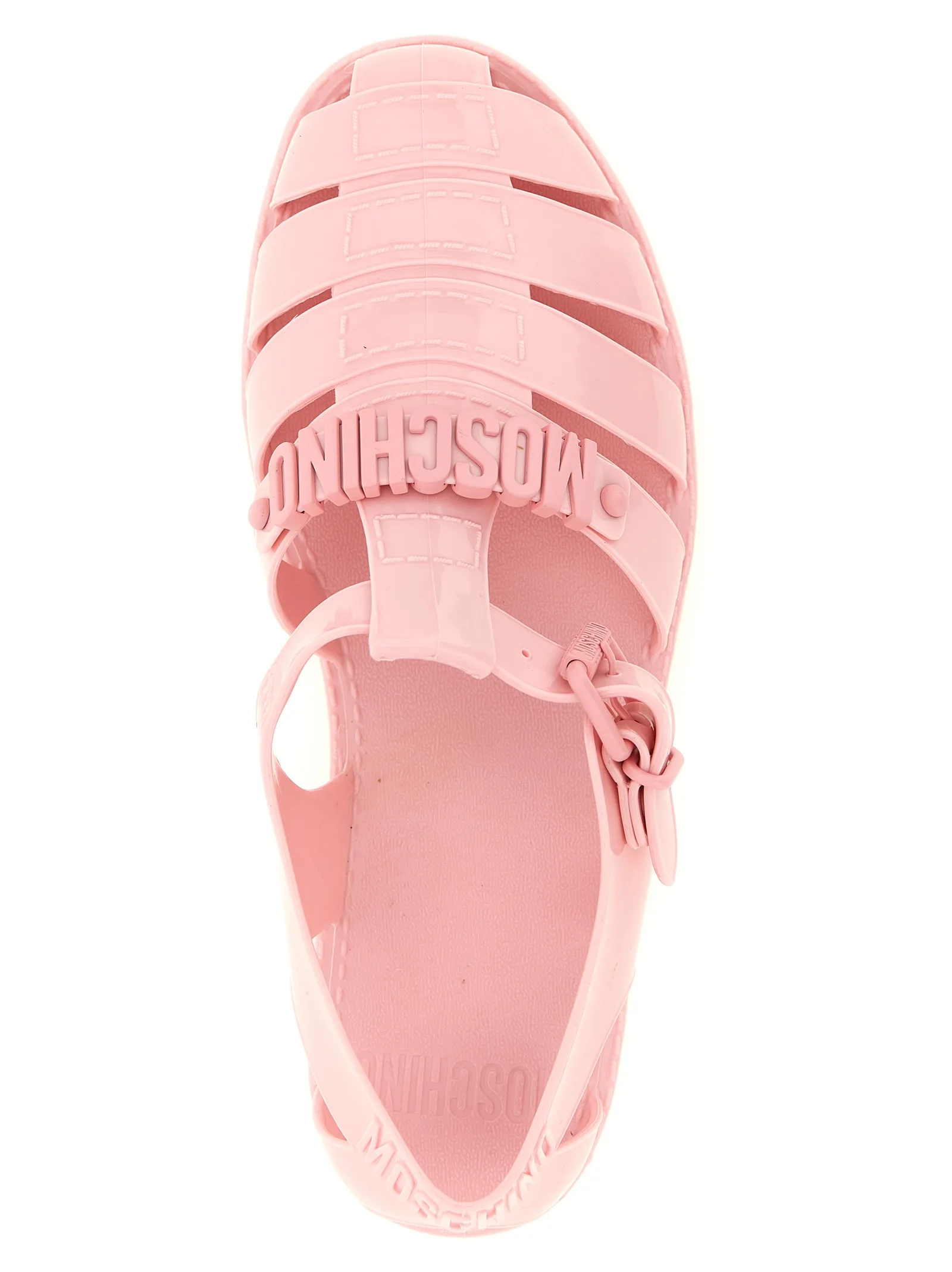 Multicolor Pvc Flat Sandals - Image 4
