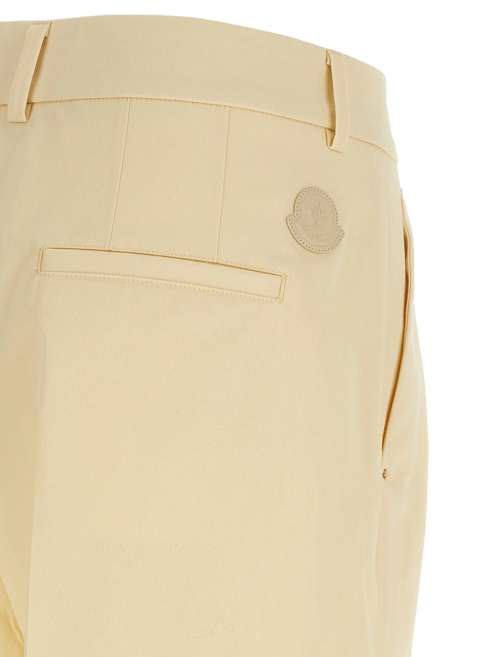 Beige Cotton Dress Pants - Image 4