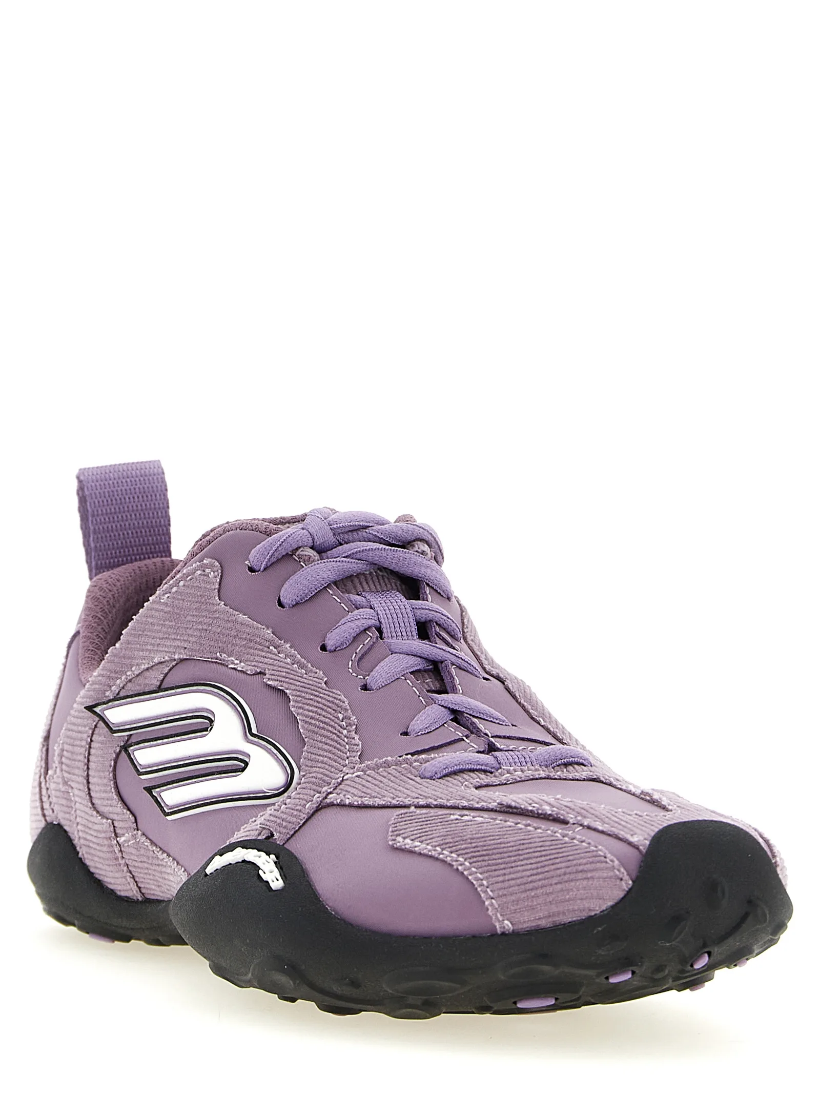 Purple Polyester Athletic Sneakers - Image 2