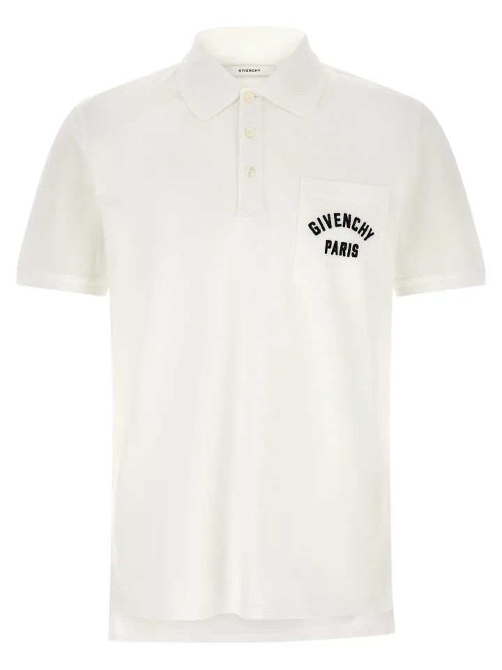 White Cotton Polo Shirt