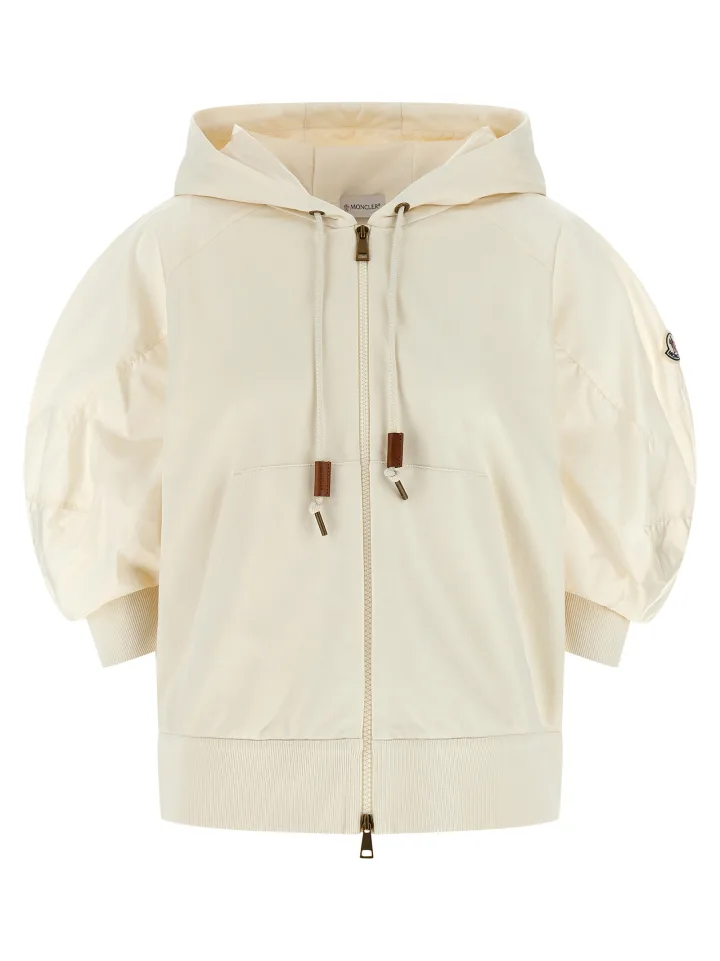 White Cotton Hoodie