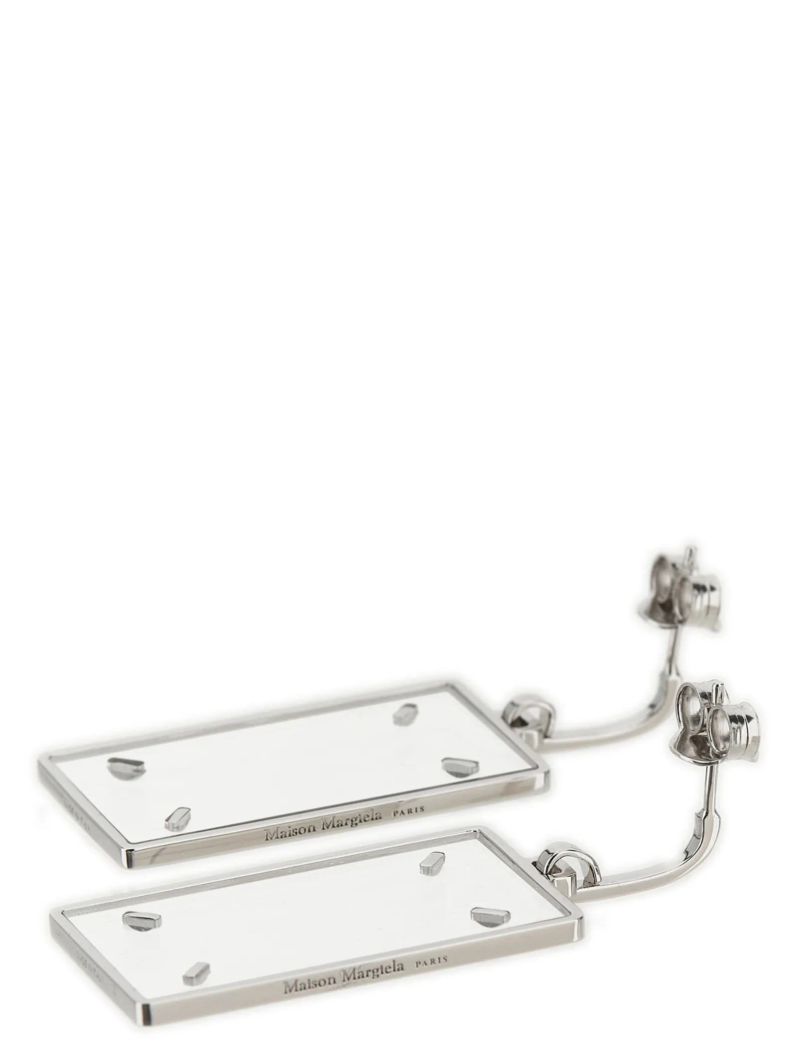 Silver Brass Earrings - Image 2
