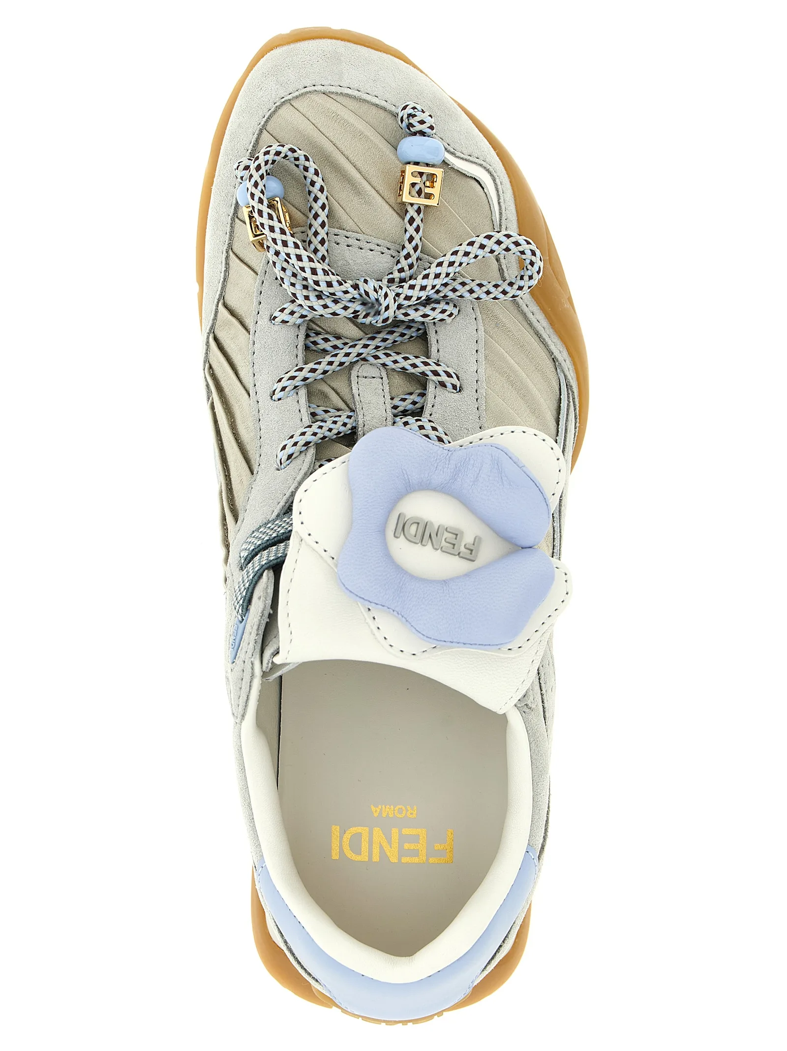 Gray Calfskin Athletic Sneakers - Image 5