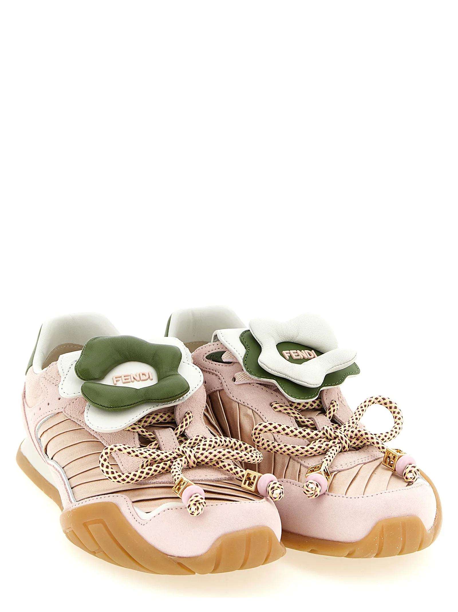 Multicolor Calfskin Athletic Sneakers - Image 2
