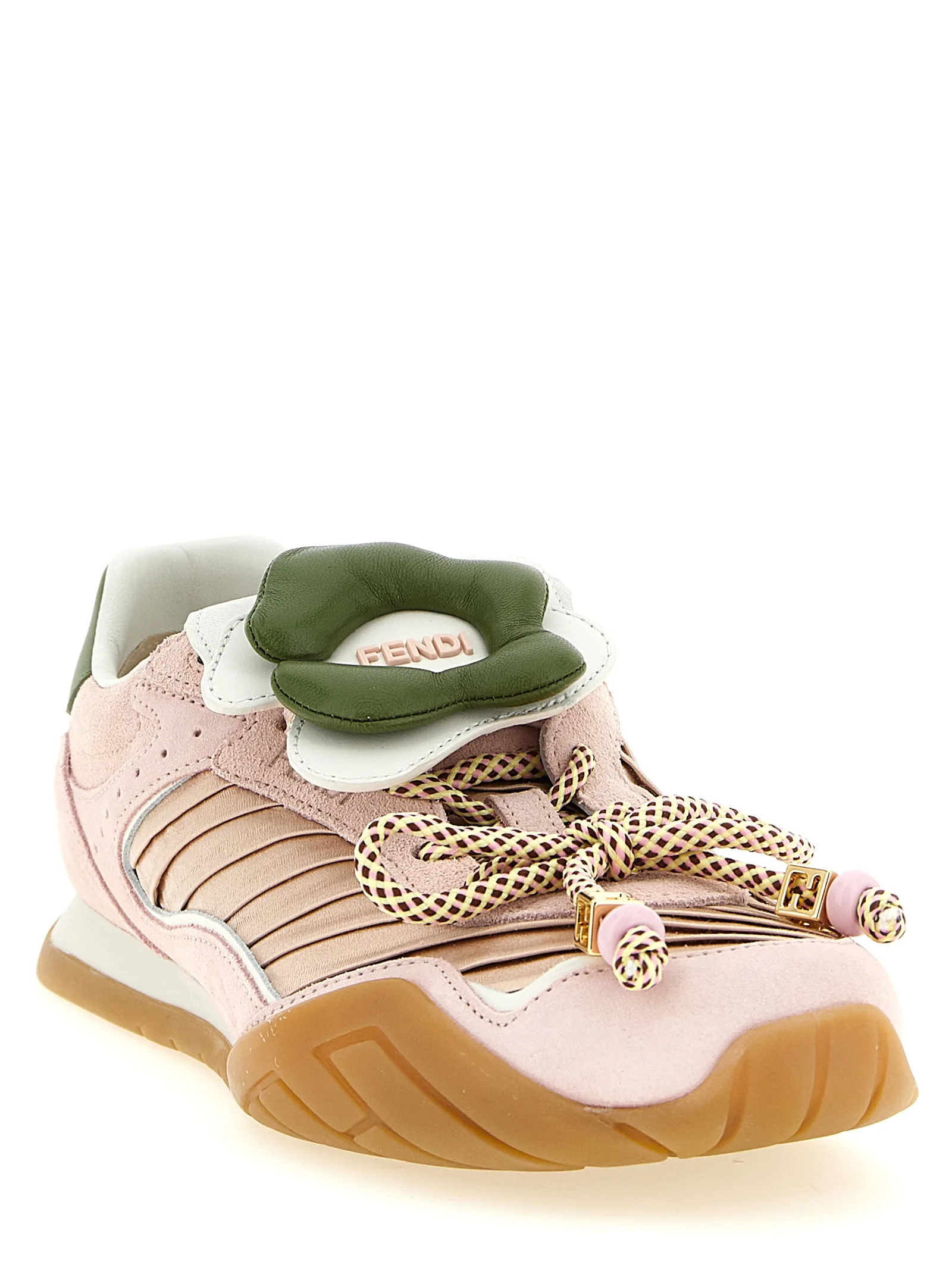 Multicolor Calfskin Athletic Sneakers - Image 3