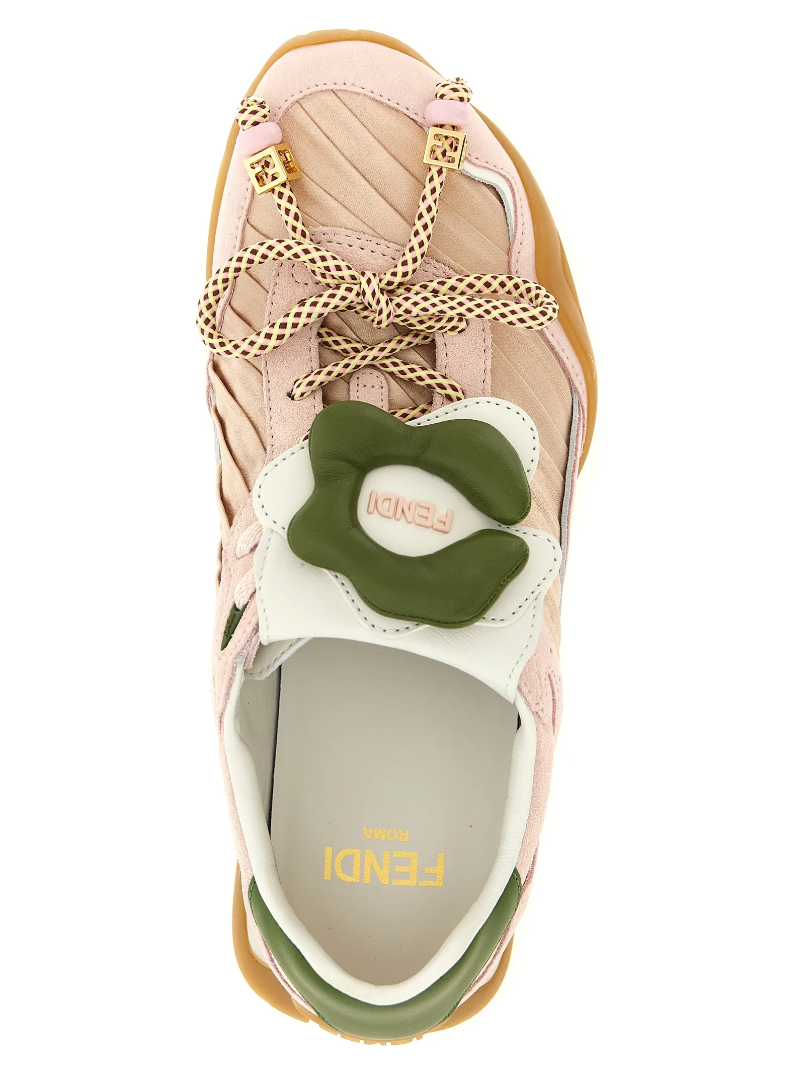 Multicolor Calfskin Athletic Sneakers - Image 5