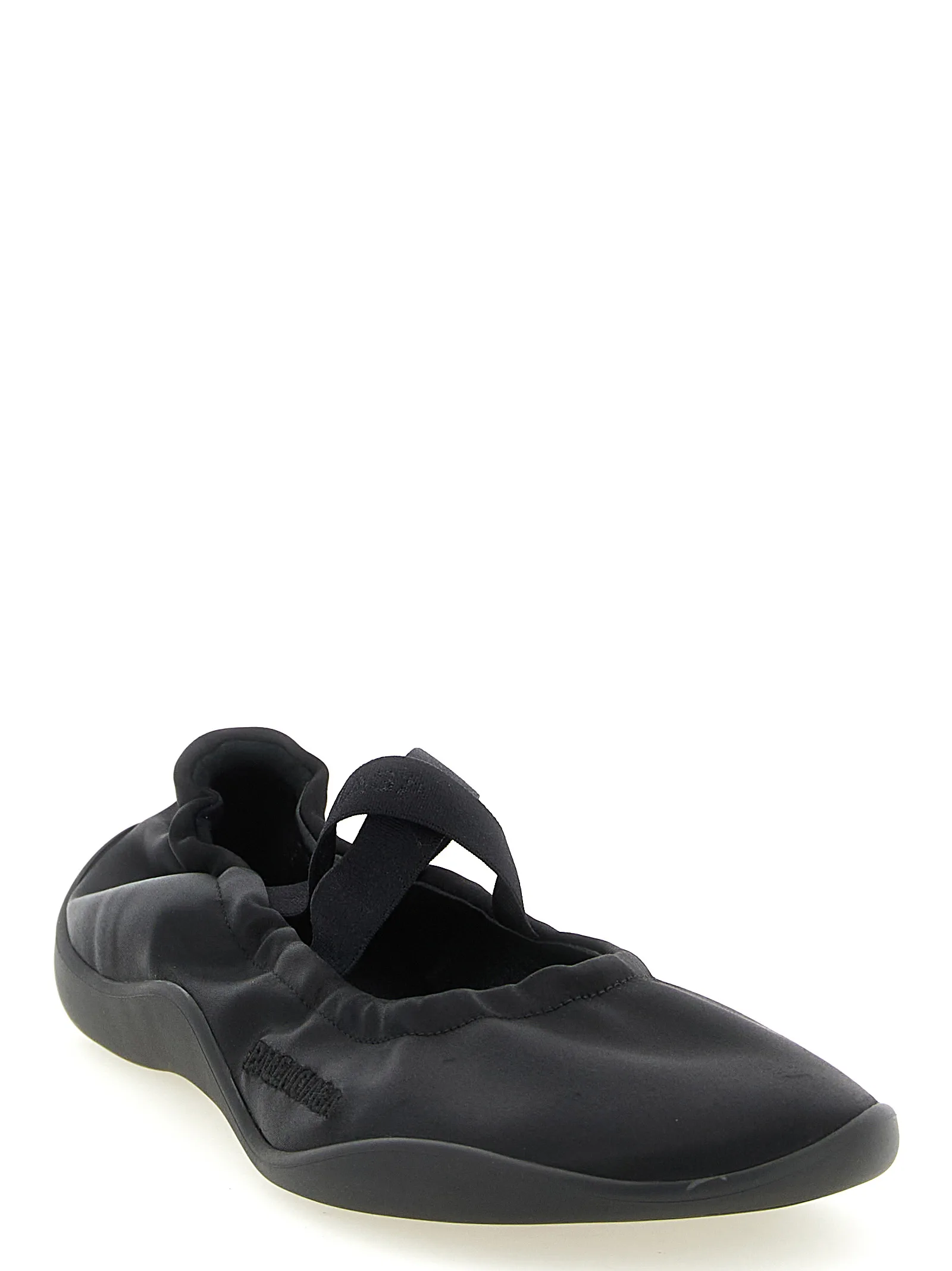 Black Polyester Ballet Flats - Image 2