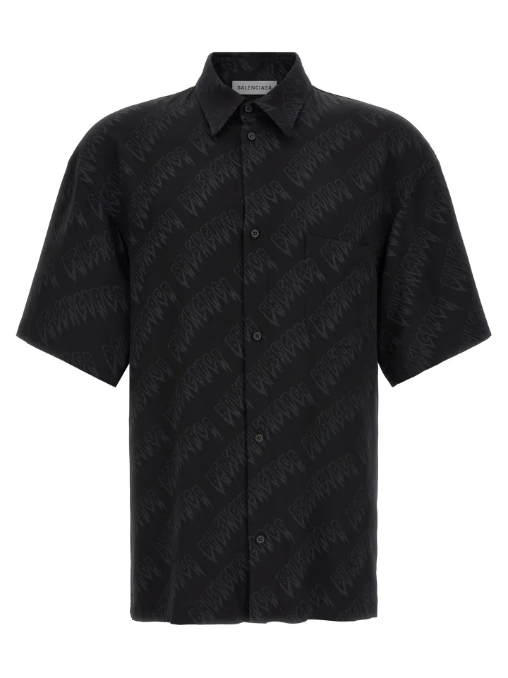 Black Viscose Blouse